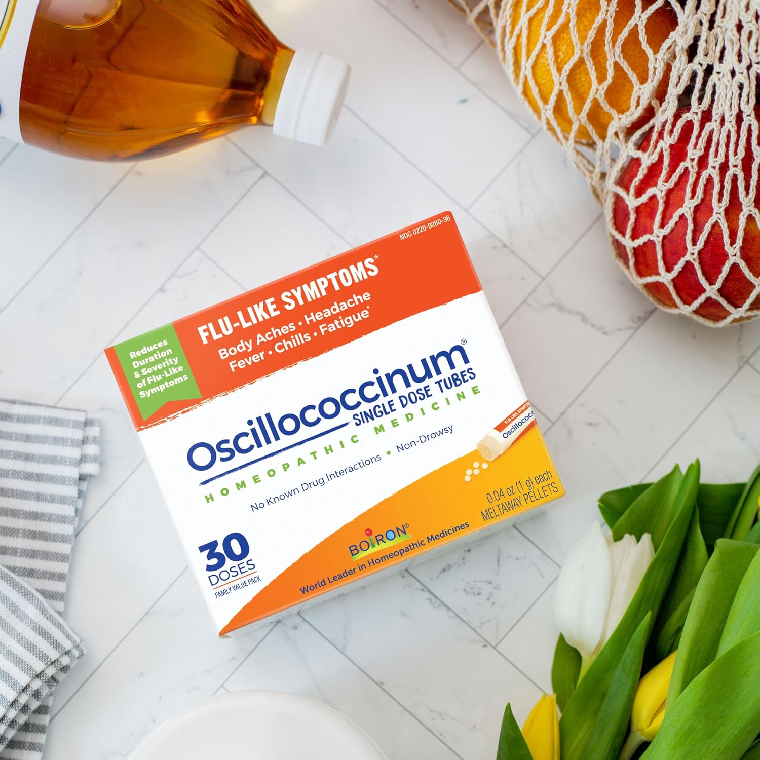 Boiron Oscillococcinum for Relief from Flu-Like Symptoms of Body Aches, Headache, Fever, Chills, and Fatigue - 30 Doses