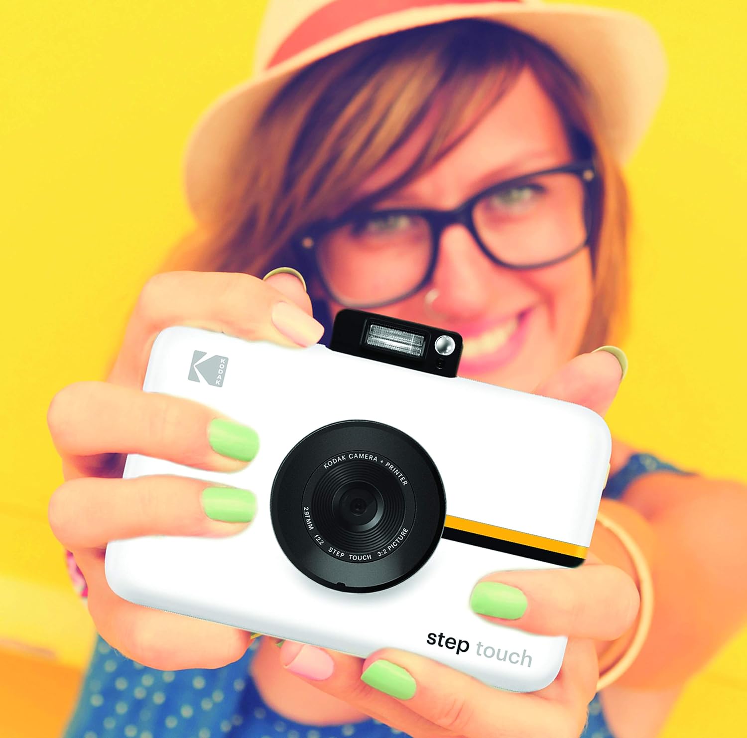 Kodak Step Touch | 13MP Digital Camera & Instant Printer with 3.5 LCD Touchscreen Display, 1080p HD Video - Editing Suite