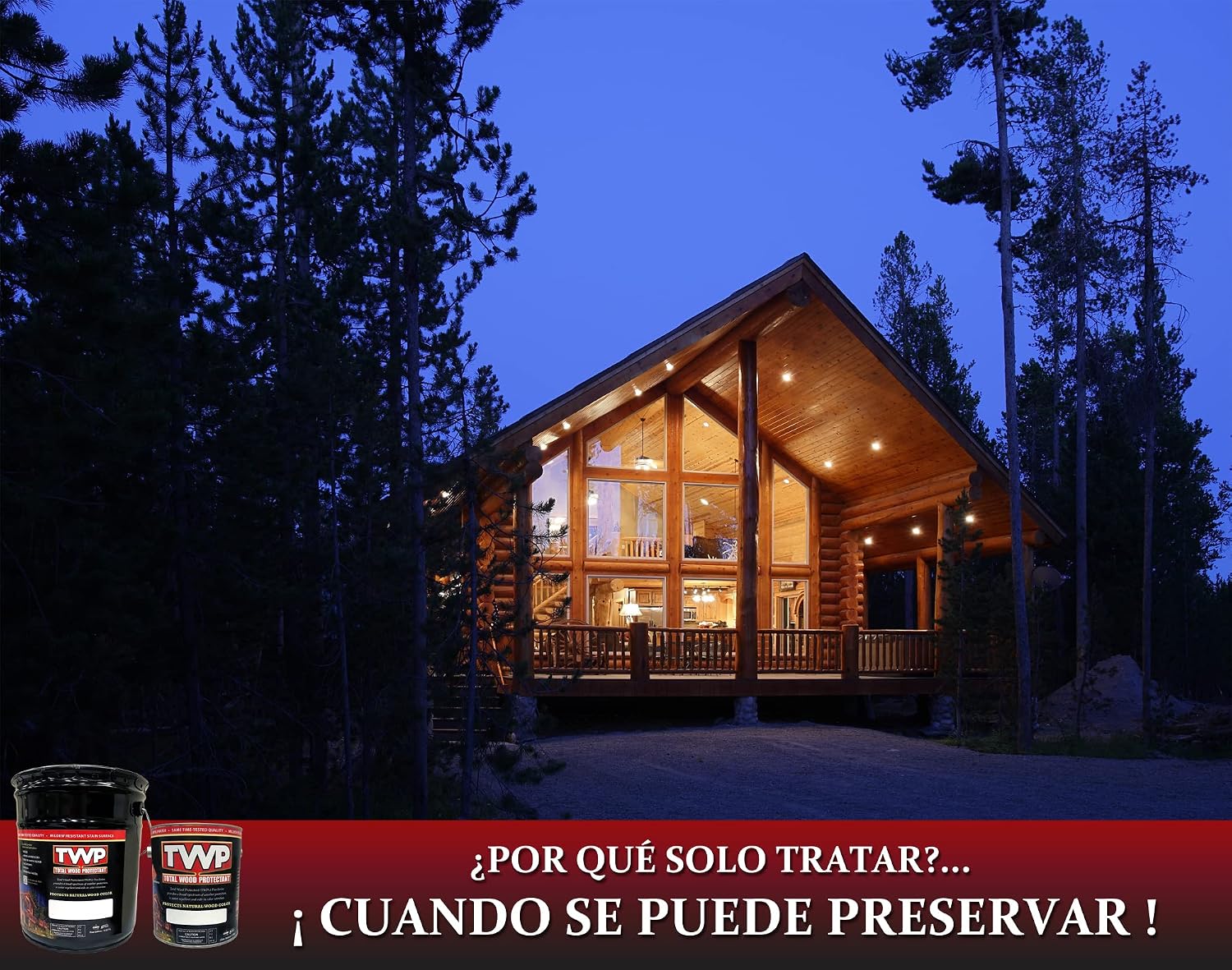TWP 101 Pro-Series Cedartone Exterior Wood Stain & Protectant — Oil-Based, Mildew Resistant, Water Repellent — for Decks, Fences