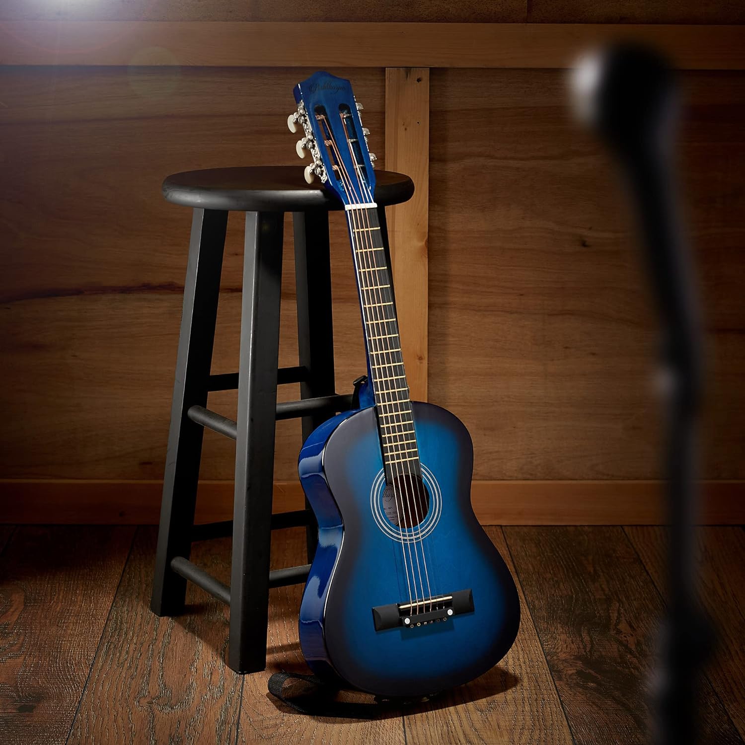 Ashthorpe 38-inch Beginner Acoustic Guitar (Red), Starter Kit with Gig Bag, Extra Strings, Strap, Picks, and Lessons