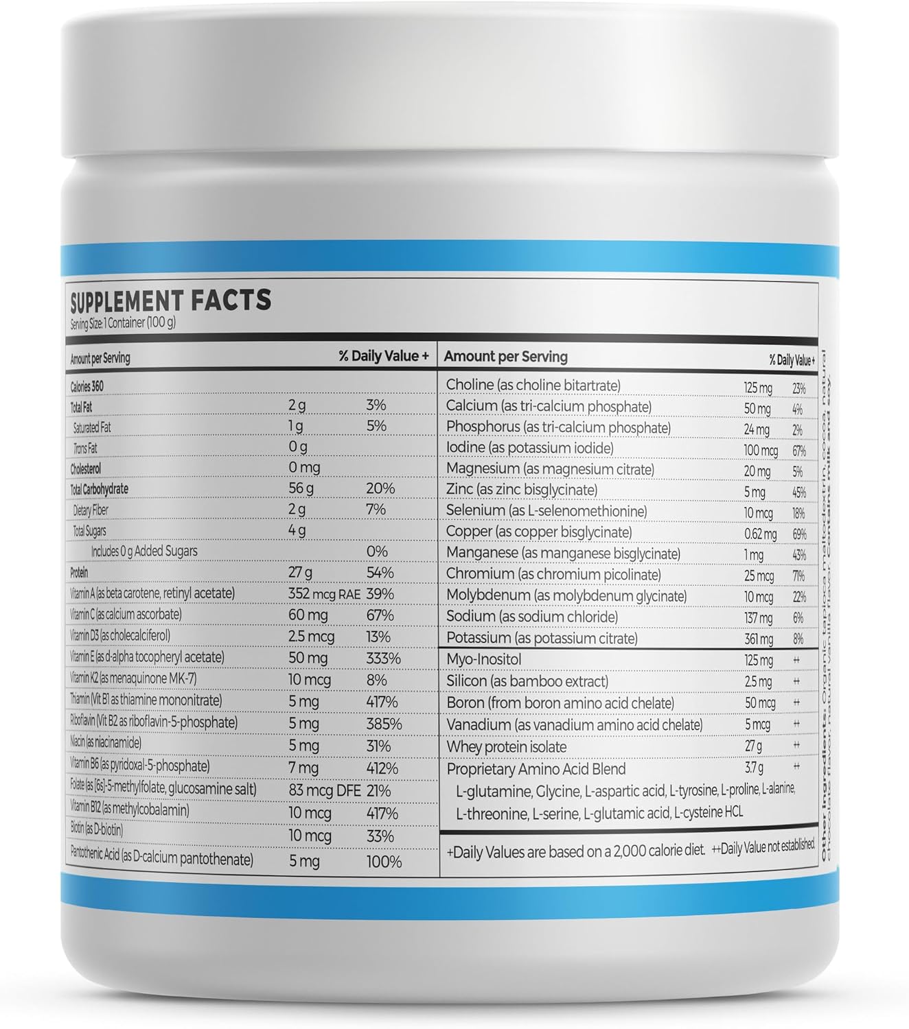 Isolate Protein - Diet Supplement for Improved Gut Health, Extra Nutritional Support, Non-GMO, Gluten-Free, Lactose-Free, Casein-Free (2.2 Lbs, Simply Vanilla)
