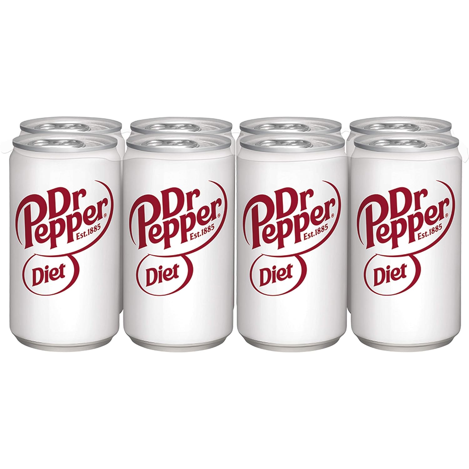Diet Dr Pepper Soda, 7.5 fl oz cans, 8 pack