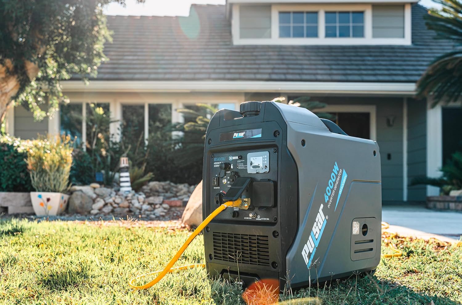 Pulsar 2,300W Portable Gas-Powered Quiet Inverter Generator With USB Outlet & Parallel Capability, Carb Compliant, G2319N