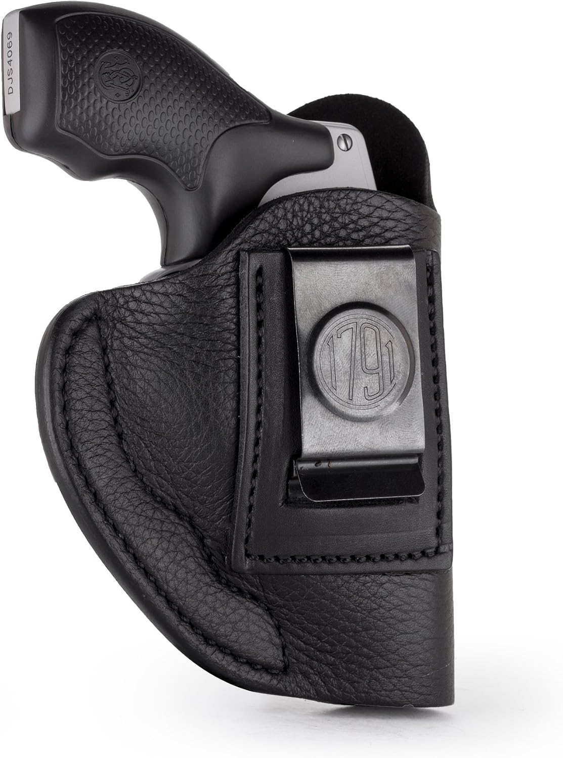 1791 Gunleather IWB Holster Fits J-Frame, 38 Special & Snub Nose Revolvers | Soft leather holster fits Ruger LCR, S&W 642, 637, 638, Bodyguard, Model 60, Taurus 85, 856, Kimber K6S, J-Frame