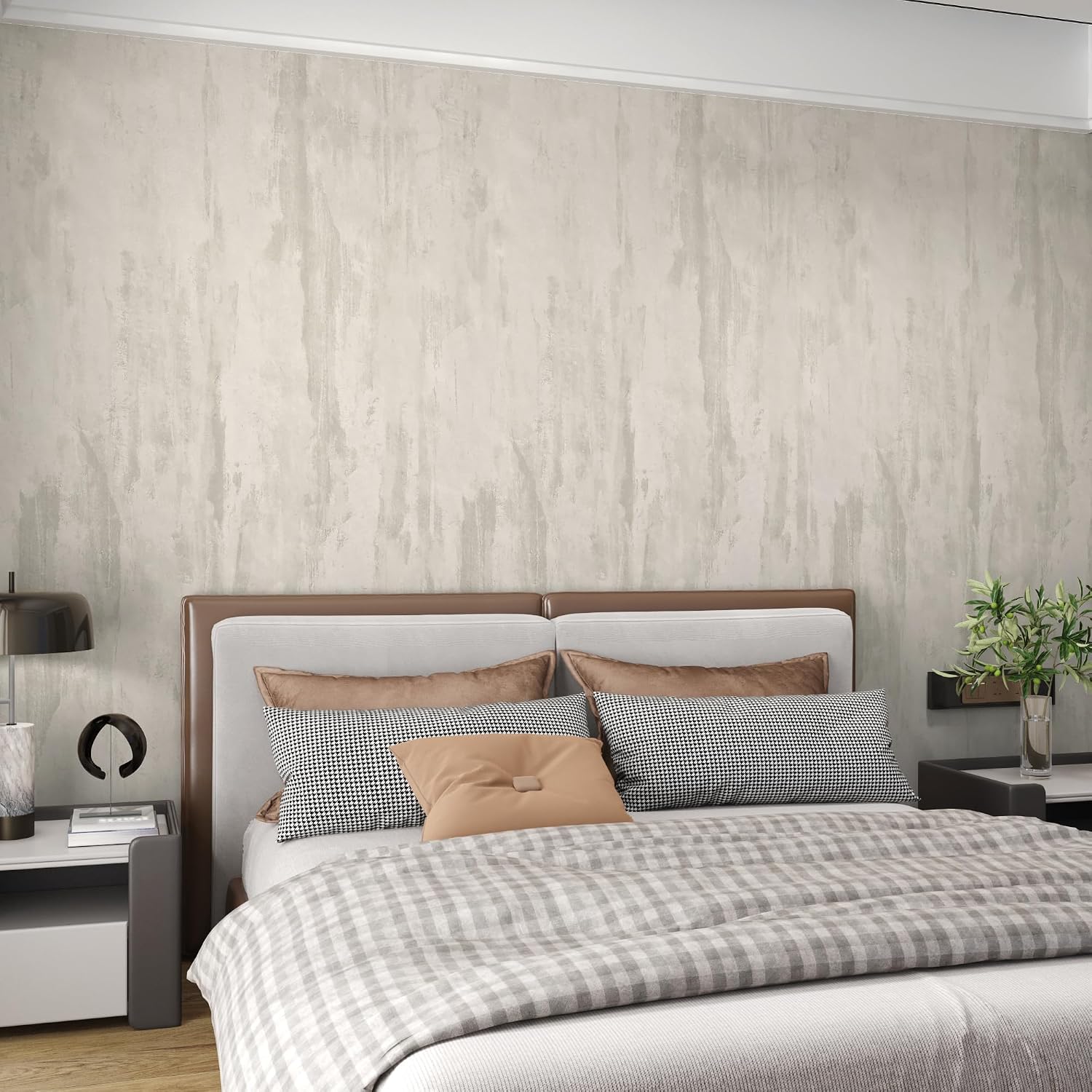 48x197inch Extra Wide Black White Marble Wallpaper Peel Stick Glossy Thick Waterproof Furniture Sticker Granite Look Contact Paper DIY Wall Sticker Self-adhesive Countertop Vinyl Wrap for Kitchen