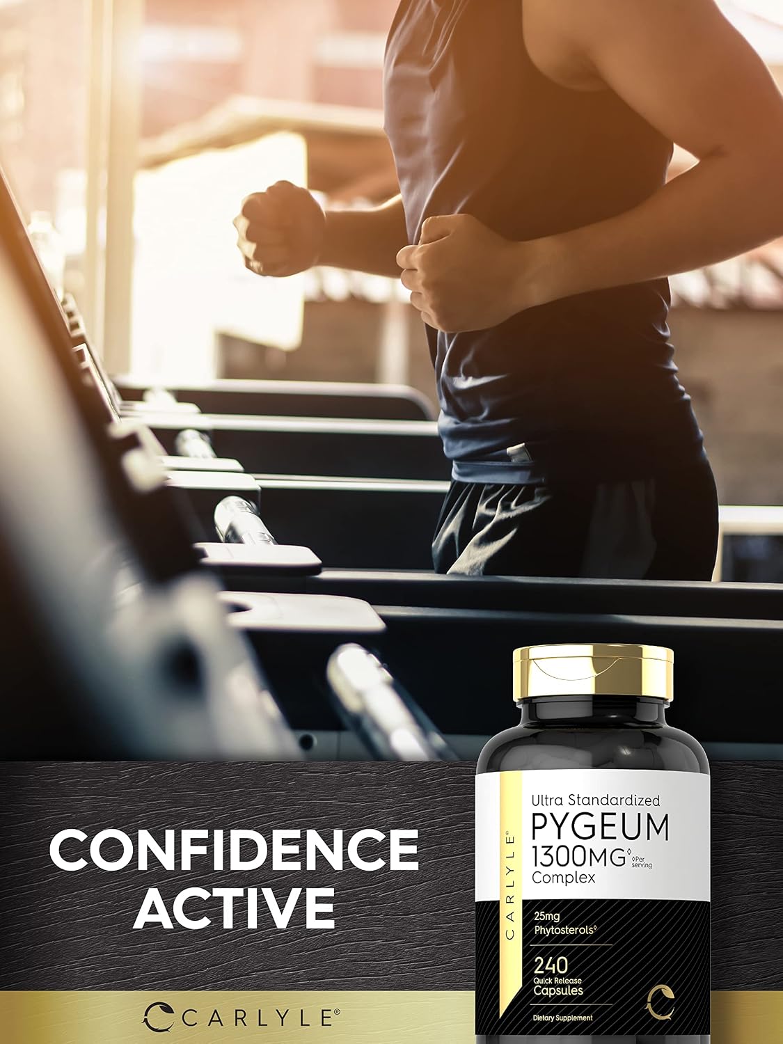 Carlyle Pygeum Supplement | 240 Capsules | with Africanum Bark Extract