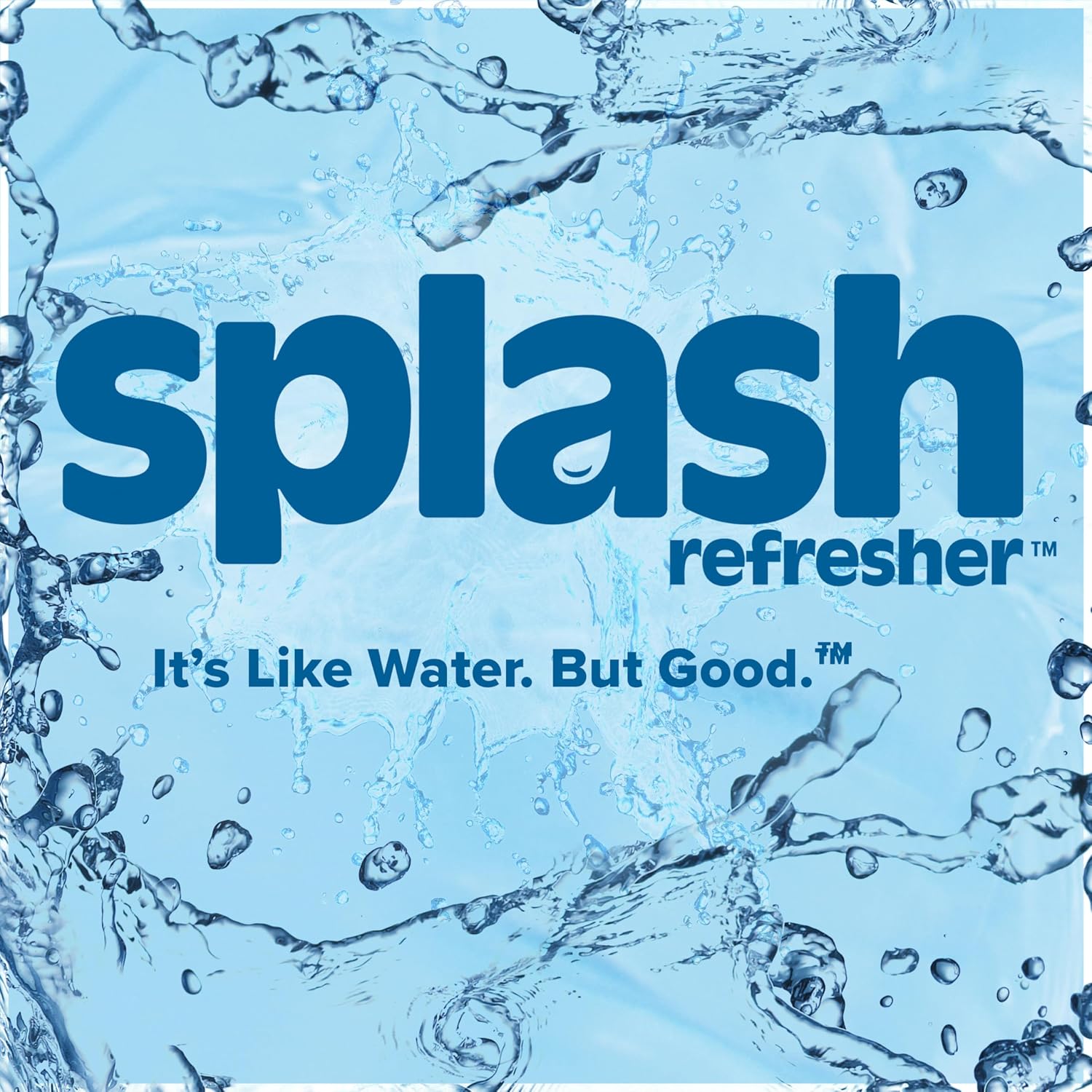 SPLASH REFRESHER Flavored Water Bottles, Mandarin Orange - 6 Pack | Refreshing Flavored Bottled Water with Electrolytes - Zero Sugar & Zero Calories - 16.9 Fl Oz