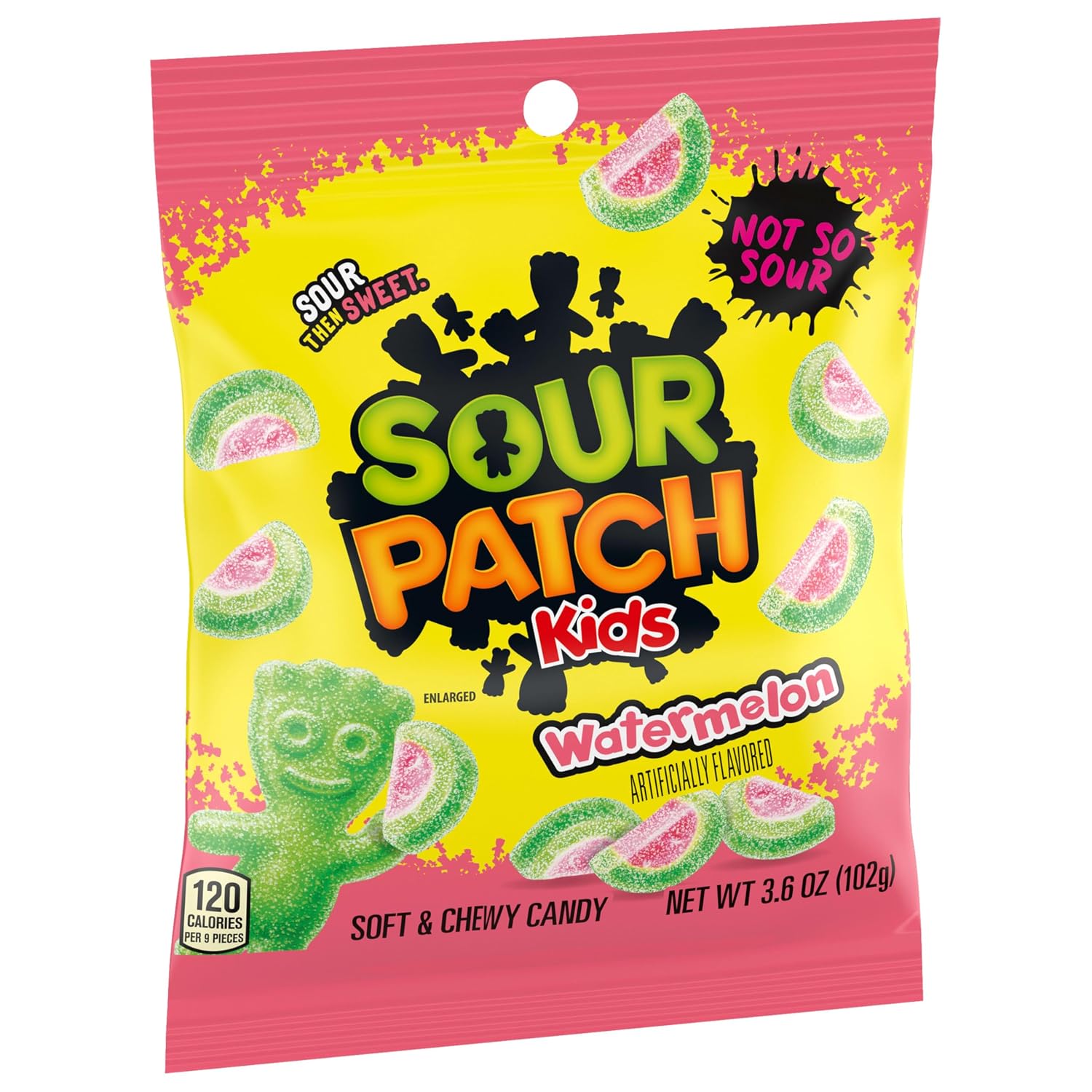SOUR PATCH KIDS Watermelon Soft & Chewy Gummy Candy, Bulk Candy, 12 Bags
