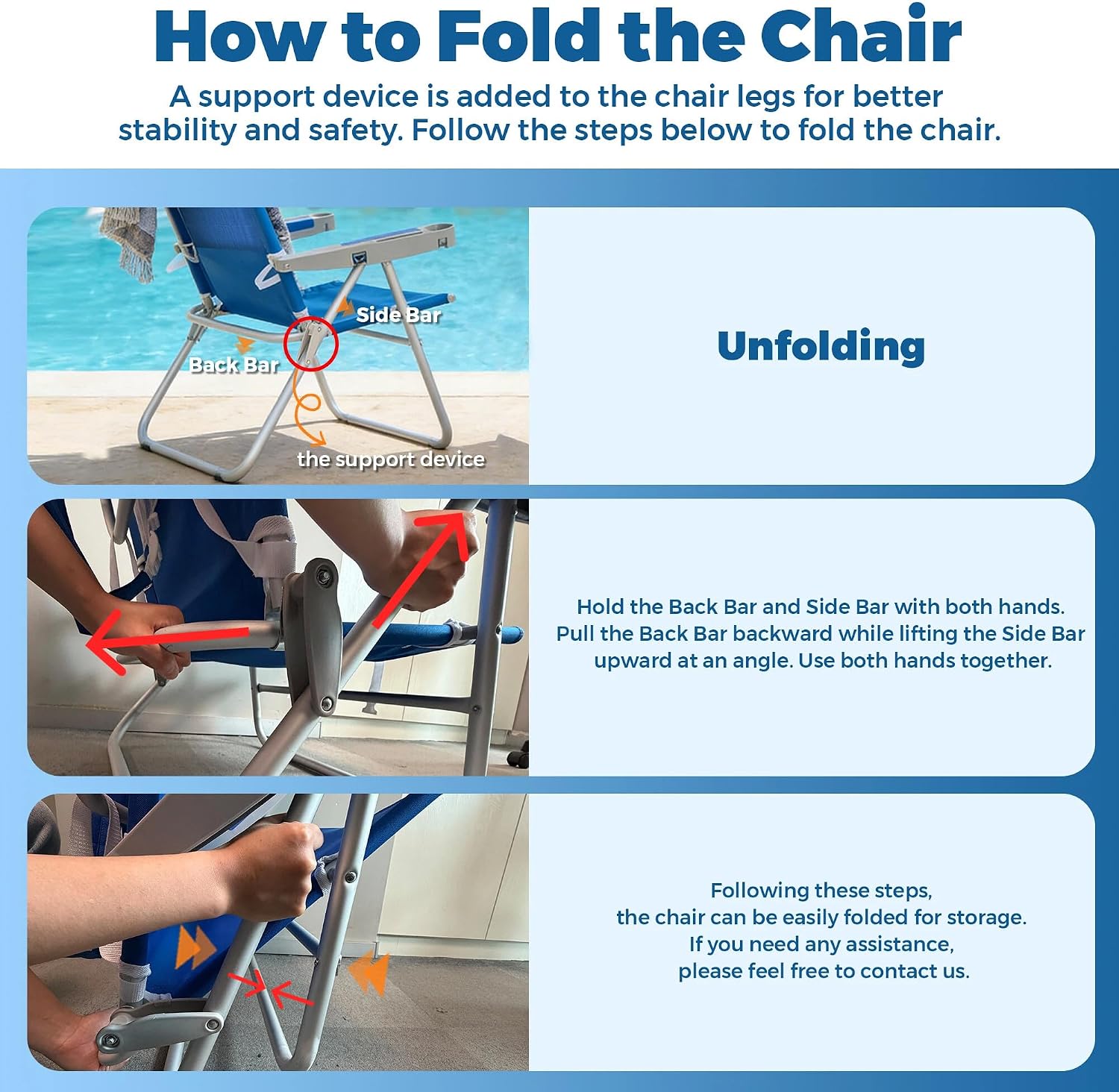 SUNNYFEEL Oversized Tall Folding Beach Chair Lightweight, 17" Portable Sand Chair for Adults Heavy Duty 500 LBS with Cup Holders