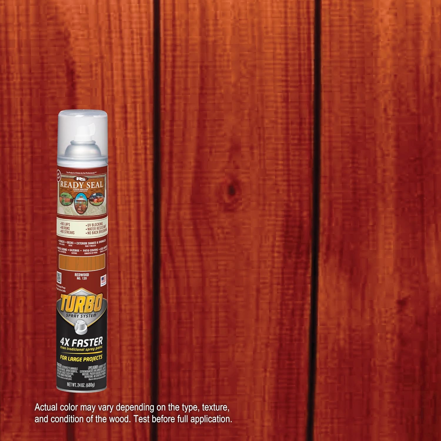 Ready Seal 7966104 5 gal Pail Exterior Wood Stain & Sealer, Light Oak