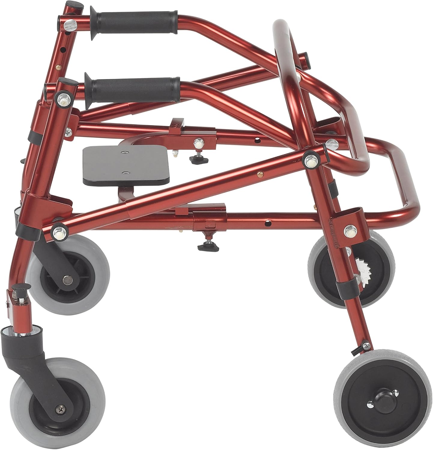 Inspired by Drive Nimbo 2G Posterior Walker with Seat, Wizard Purple, Small | Lightweight Posterior Walker with Padded Seat Lets Users Rest and Move Safely with Adjustable, Sturdy Support