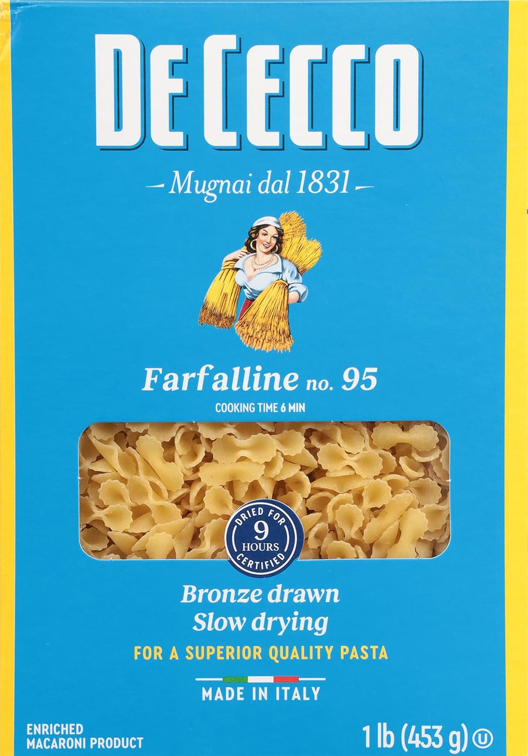 De Cecco Farfalle No. 93 Pasta, 16 Oz
