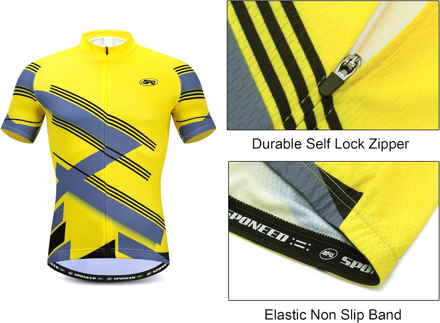 sponeed Cycling Jersey Short Sleeve Suits Men Bike Clothing Road Bicycle Shorts Padded Outfits