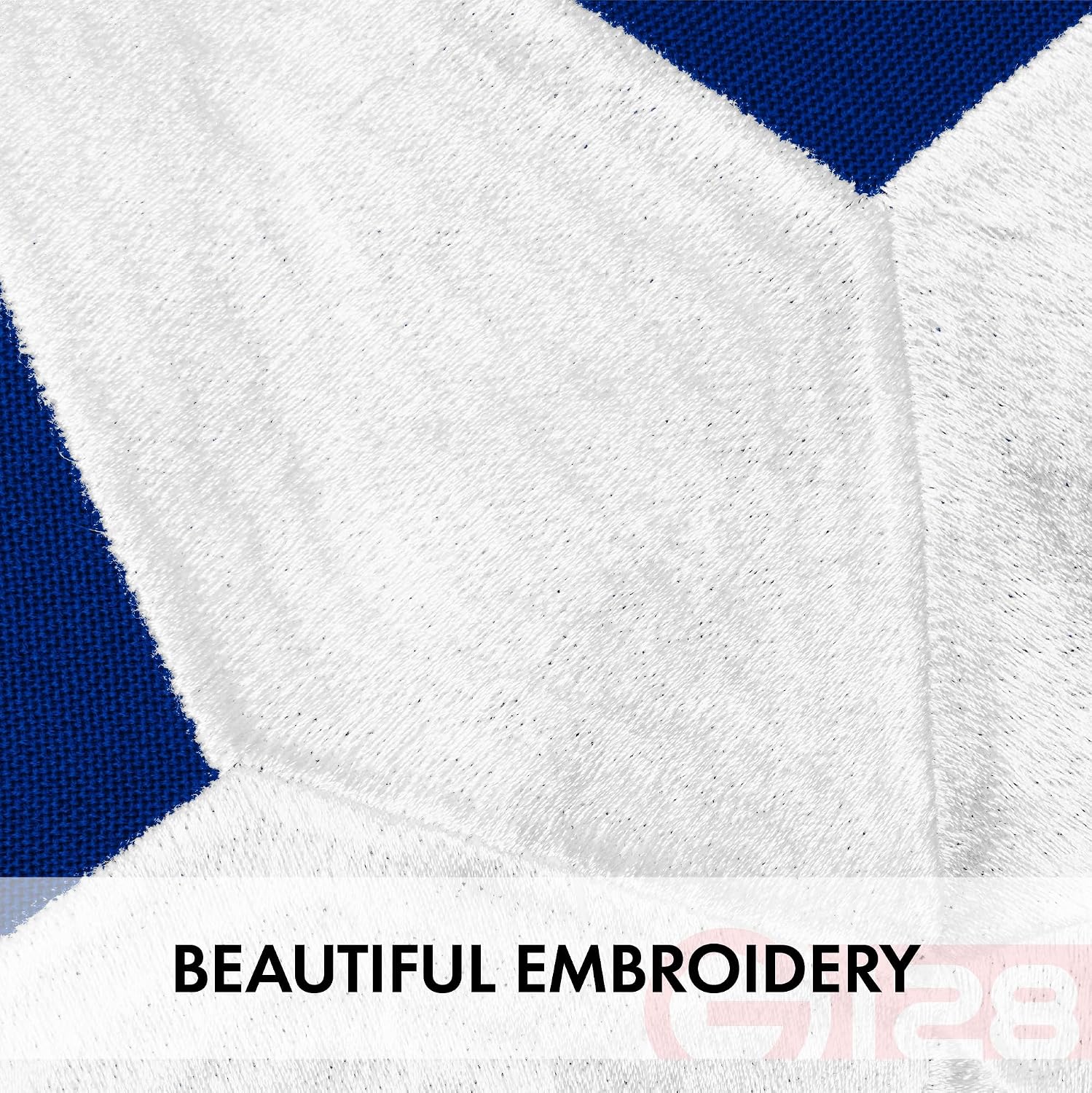 G128 American USA Flag | 5x8 Ft | ToughWeave Series Embroidered 300D Polyester | Country Flag, Embroidered Stars, Sewn Stripes, Indoor/Outdoor, Brass Grommets