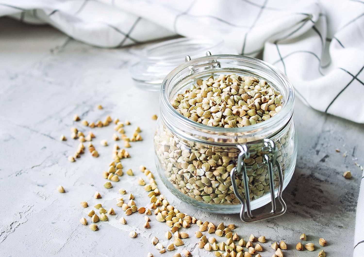 Food to Live Organic Buckwheat Groats, 15 Pounds – Whole Grain Buckwheat Seeds by Food to Live. Hulled, Non-GMO, Kosher, Raw, Vegan, Sirtfood. Bulk Cereal Grain