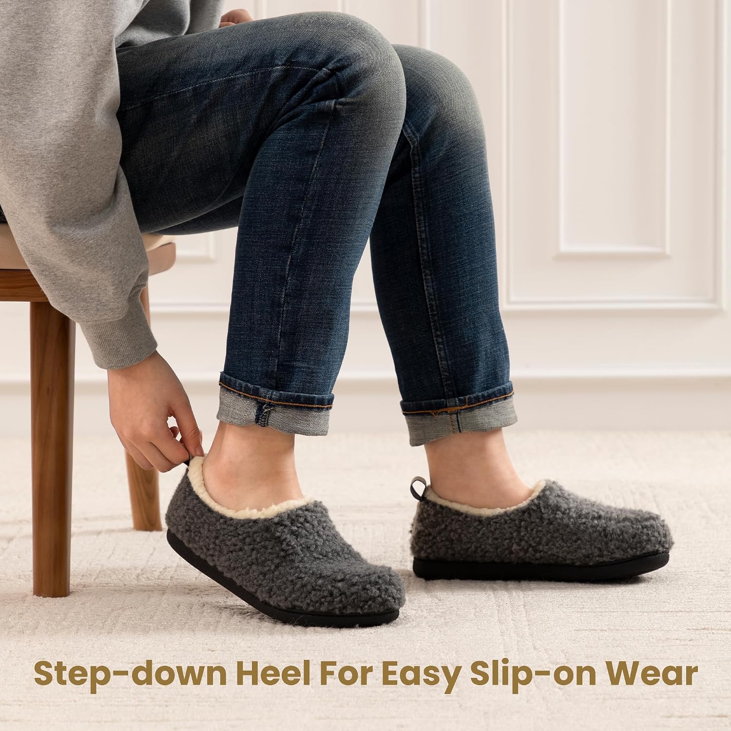 RockDove Women's Nomad Faux Shearling Slipper