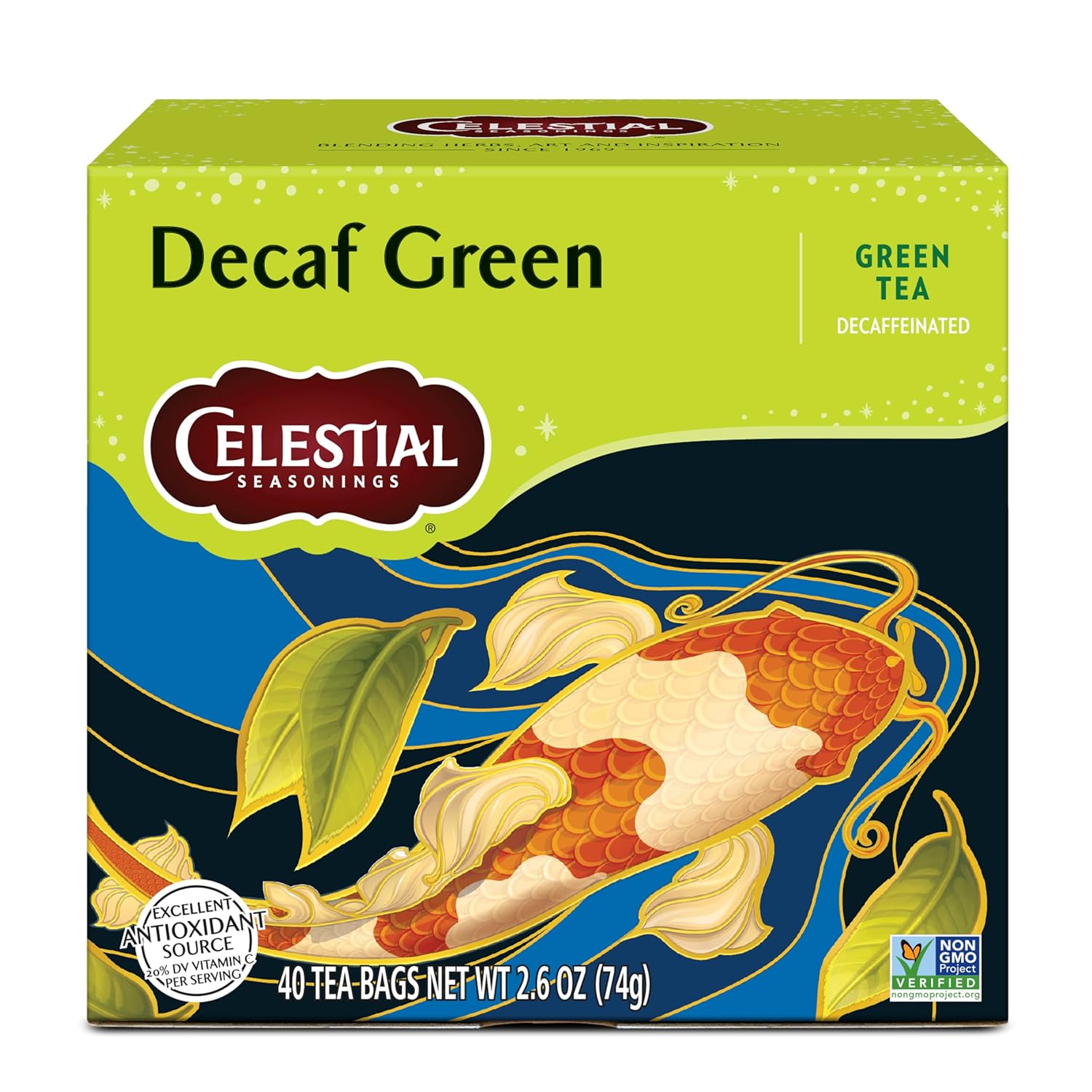 Celestial Seasonings Authentic Green Tea 40 Count