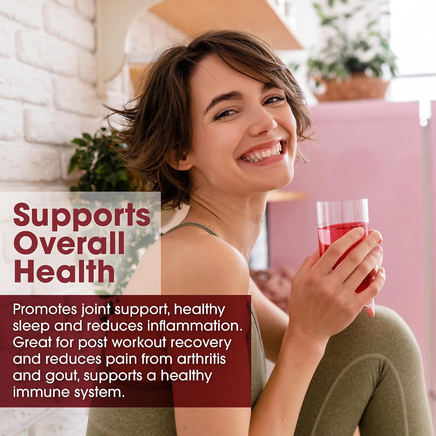 Cherry Bay Orchards Tart Cherry Concentrate - All Natural Juice to Promote Healthy Sleep, 16oz Bottle - Gluten Free, Natural Antioxidants, No Added Sugar or Preservatives