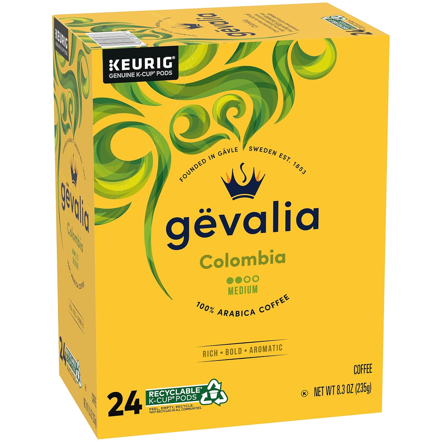 Gevalia K-Cup® Coffee Pods, 84 ct Box, Colombia, 84 ct Box
