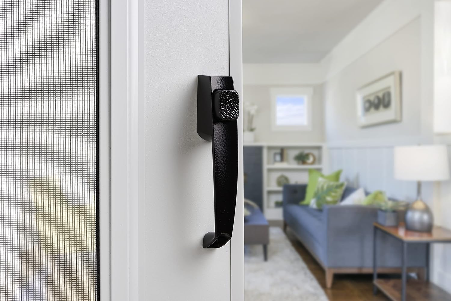 HAMPTON PRODUCTS-WRIGHT V398BL Push Button Latch, Black
