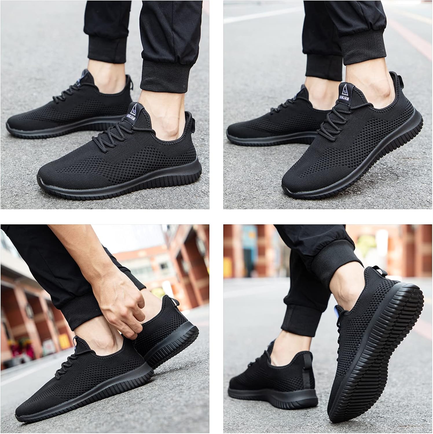 VAMJAM Men's Running Shoes Ultra Lightweight Breathable Walking Shoes Non Slip Athletic Fashion Sneakers Mesh Workout Casual Sports Shoes