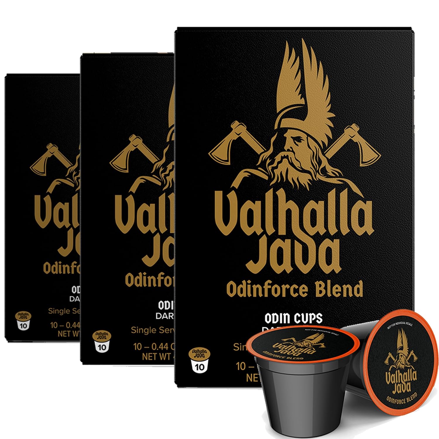 Death Wish Coffee Dark Roast Single Serve Coffee Pods, Organic, 50 Count | Fair Trade Arabica & Robusta, Baker's Chocolate & Cherry Notes, Low Acidity, Heavy Smooth Body, Bold & Intense
