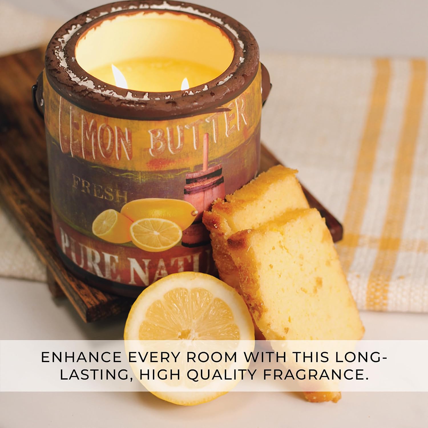 A CHEERFUL GIVER 95hr 20oz Scented Candle - Balsam Fir - Multi-Wick Glass Candle - Gifts For Men and Women