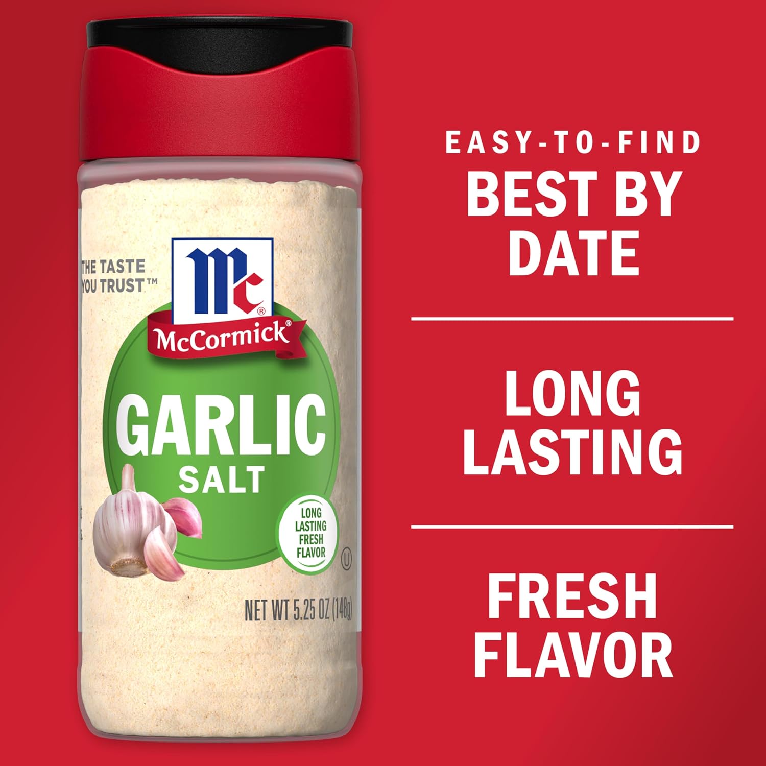 McCormick Garlic Salt, 5.25 oz