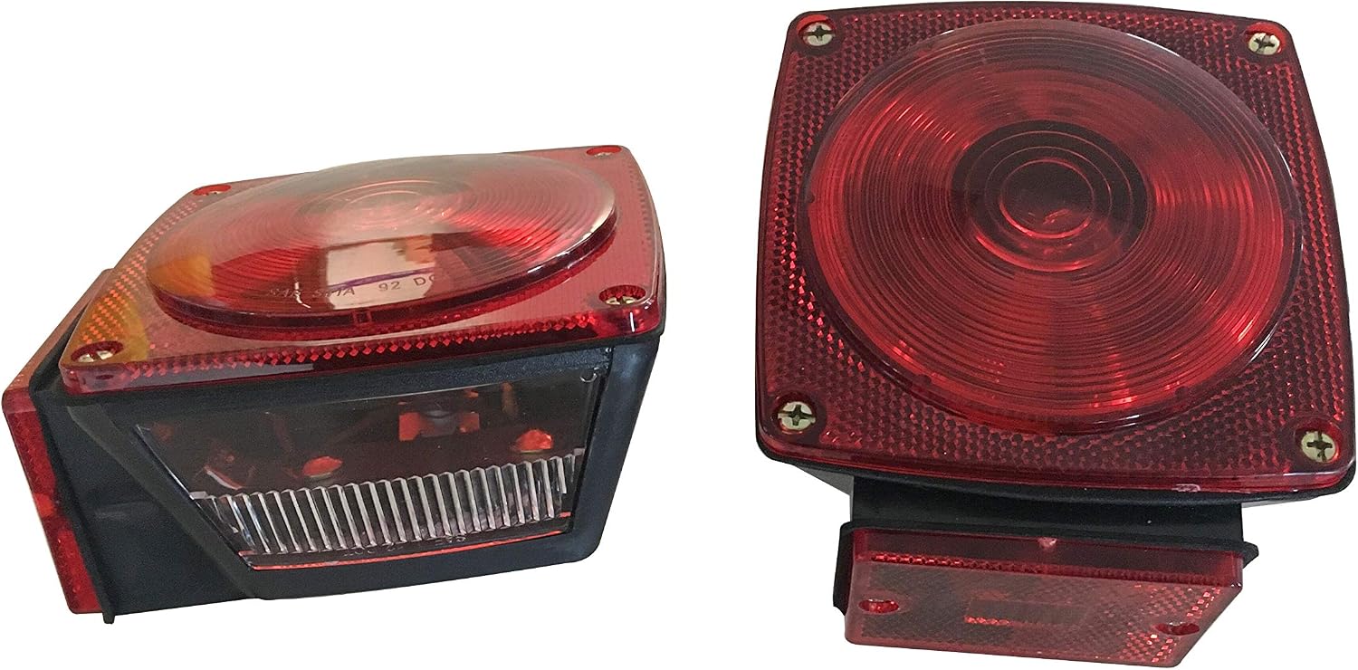 MAXXHAUL 70094 12V Incandescent Trailer Light Kit | Stop, Tail, Brake