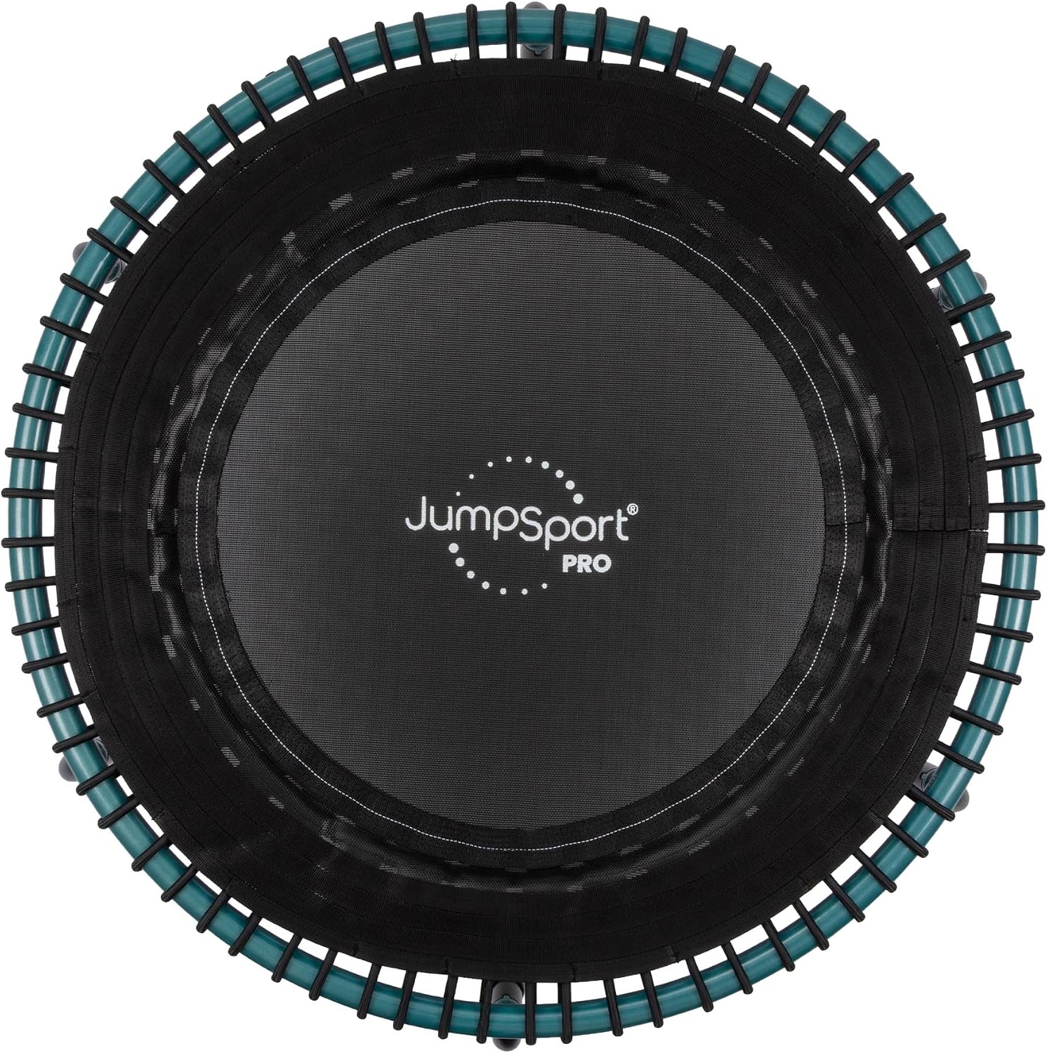 JumpSport 350 PRO 39 Inch Fitness Trampoline Indoor Rebounder Cardio Workout Equipment 300 lb Capacity