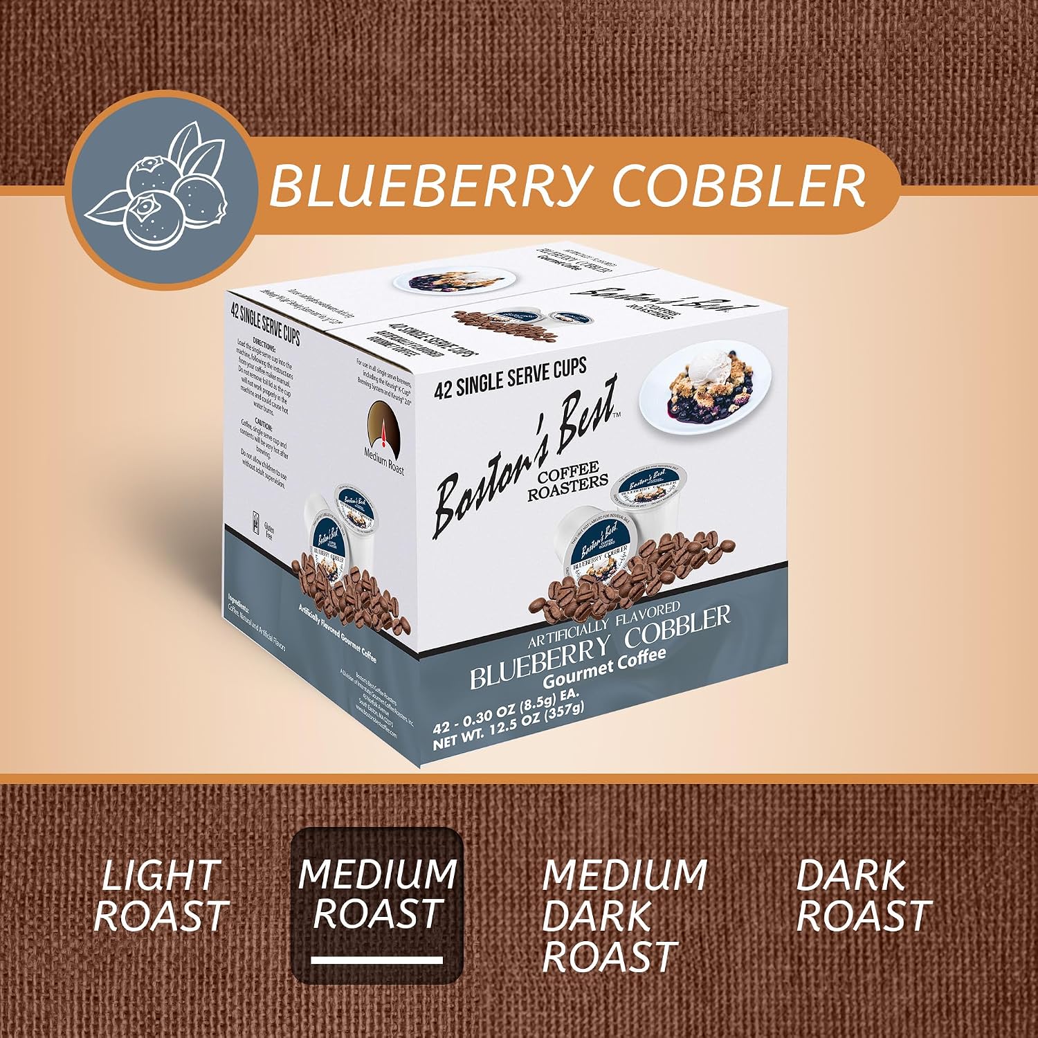 Boston’s Best - Aloha Coconut Flavored Delicious Gourmet Coffee Compatible with Keurig Coffee Maker, 1 Count (42 Single Serve Cups)