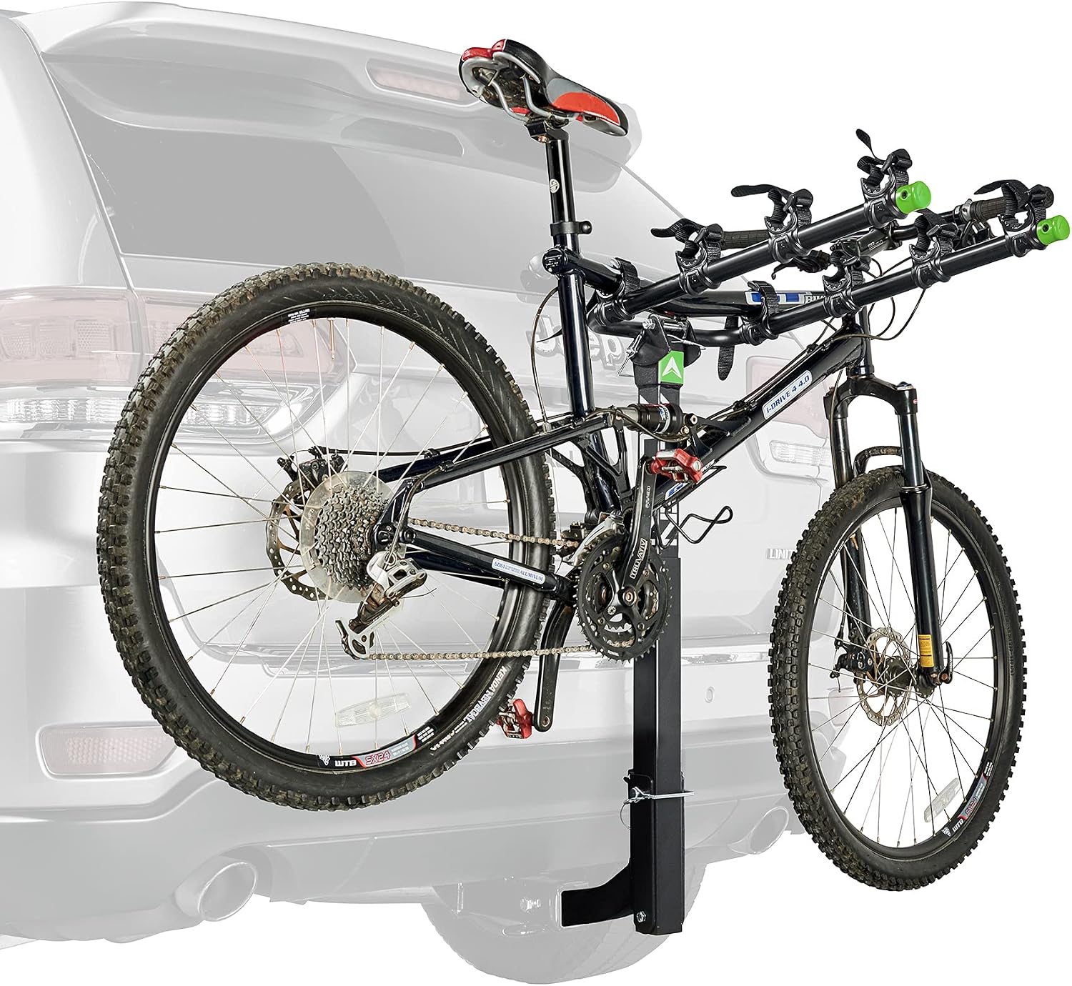 Allen Sports Deluxe 4-Bike Hitch Mount Rack (2-Inch Receiver) , Black