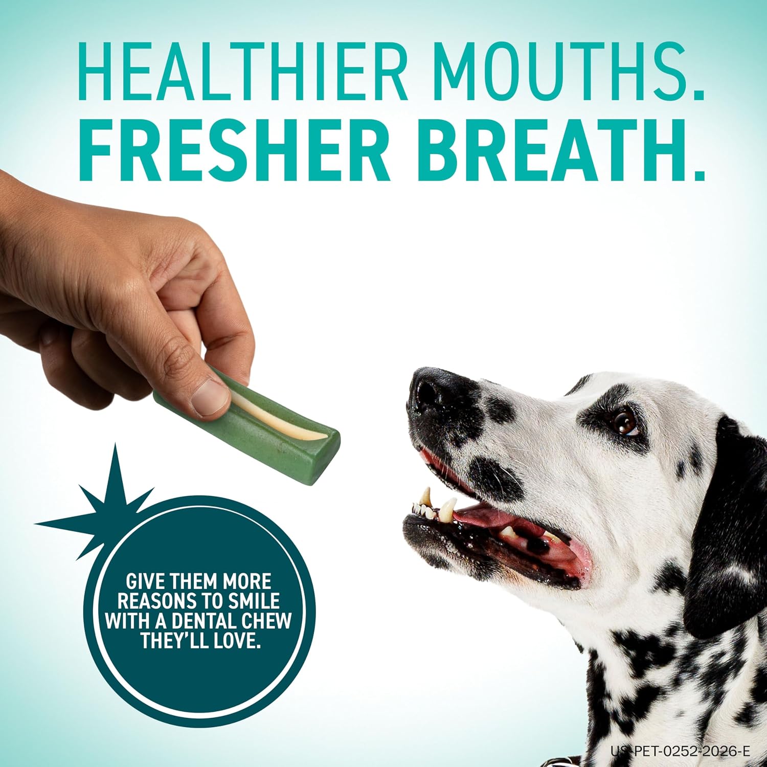 ORAVET Dental Chews for Dogs, Oral Care and Hygiene Chews (Small Dogs, 10-24 lbs.) Blue Pouch, 30 Count | VOHC-accepted dual-action chew reduces plaque & tartar, freshens breath barrier vet-recommended