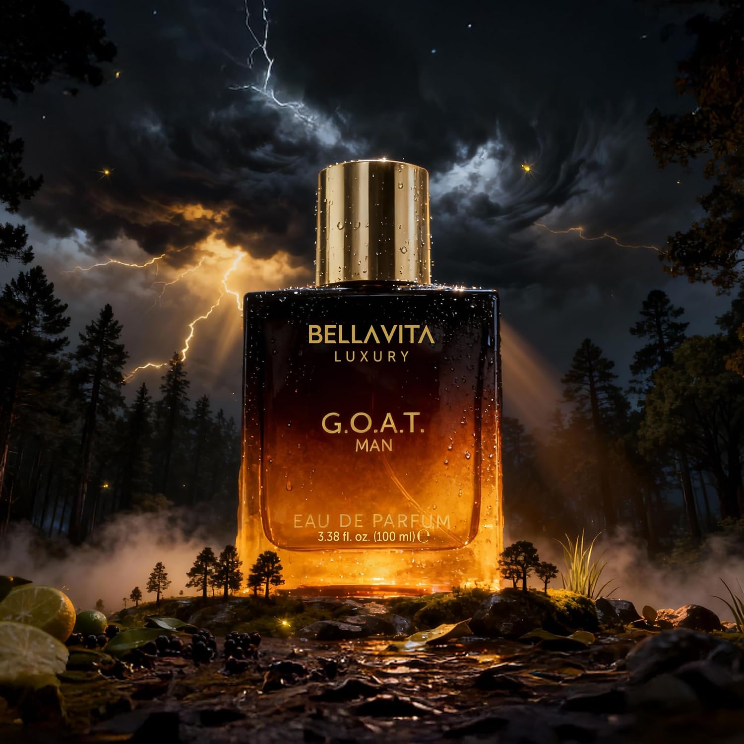 Bellavita Luxury CEO MAN Eau de Parfum | 100 ml (3.4 fl.oz.) | Perfume for Men | Mandarin, Lemon, Lavender
