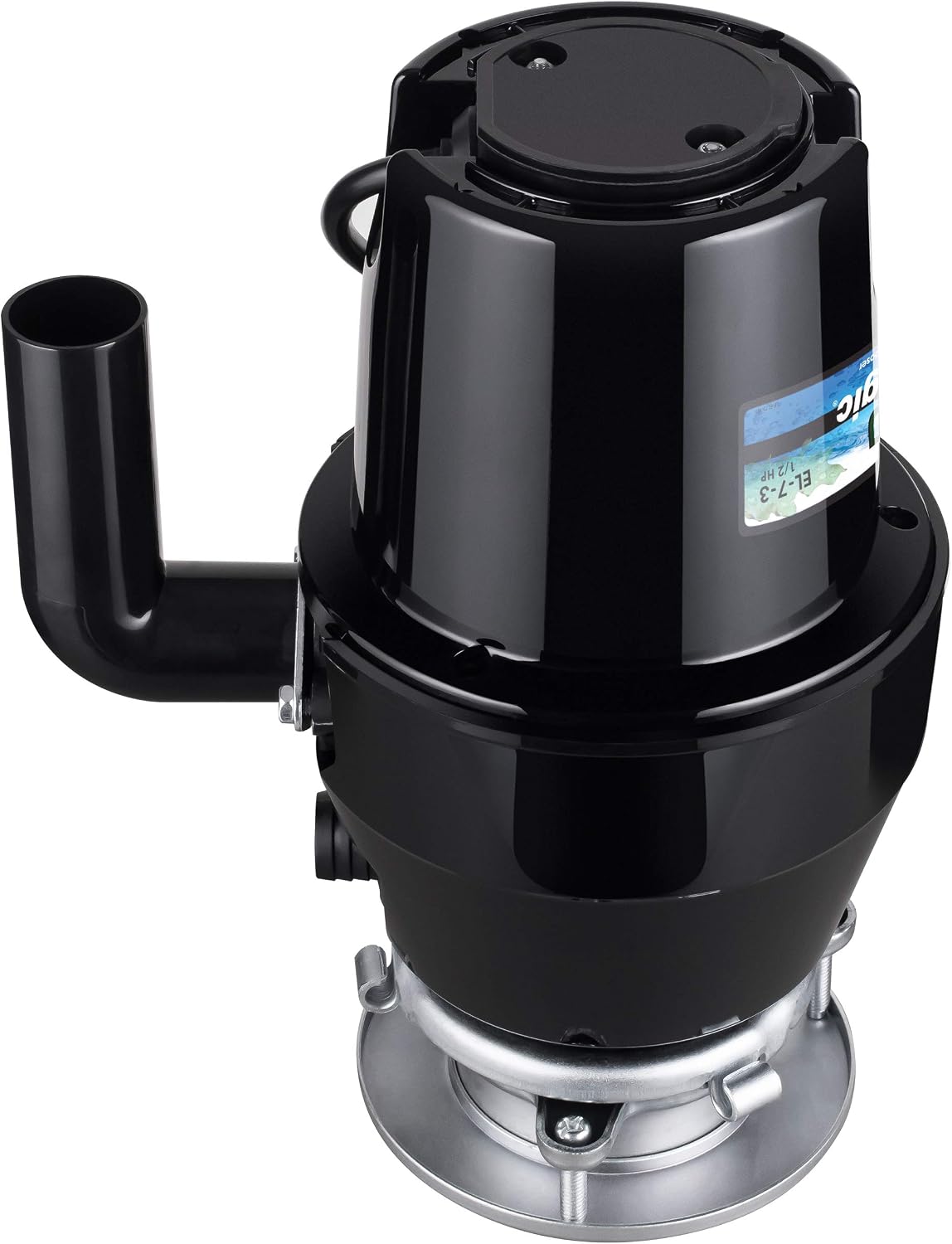 Eco Logic 1/3 HP Garbage Disposal, Universal 3-Bolt Mount, Power Cord