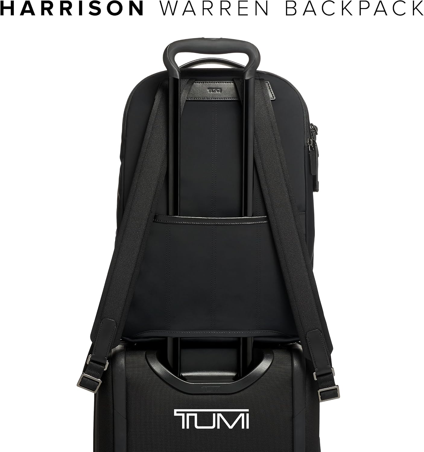 TUMI Harrison Warren Backpack, 15-Inch Laptop Backpack, Black Bombe