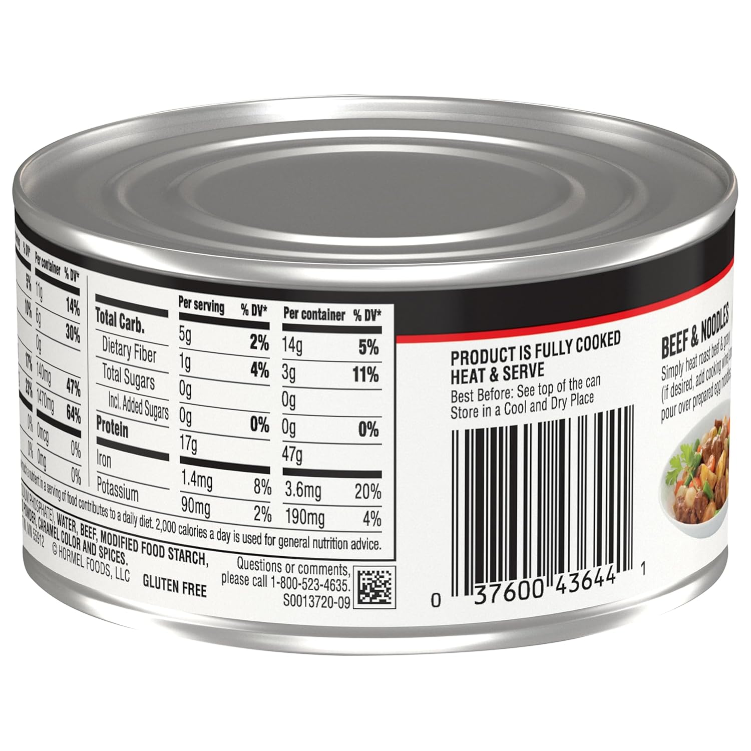 Hormel Roast Beef & Gravy, 12-Ounce Can (Pack of 12)