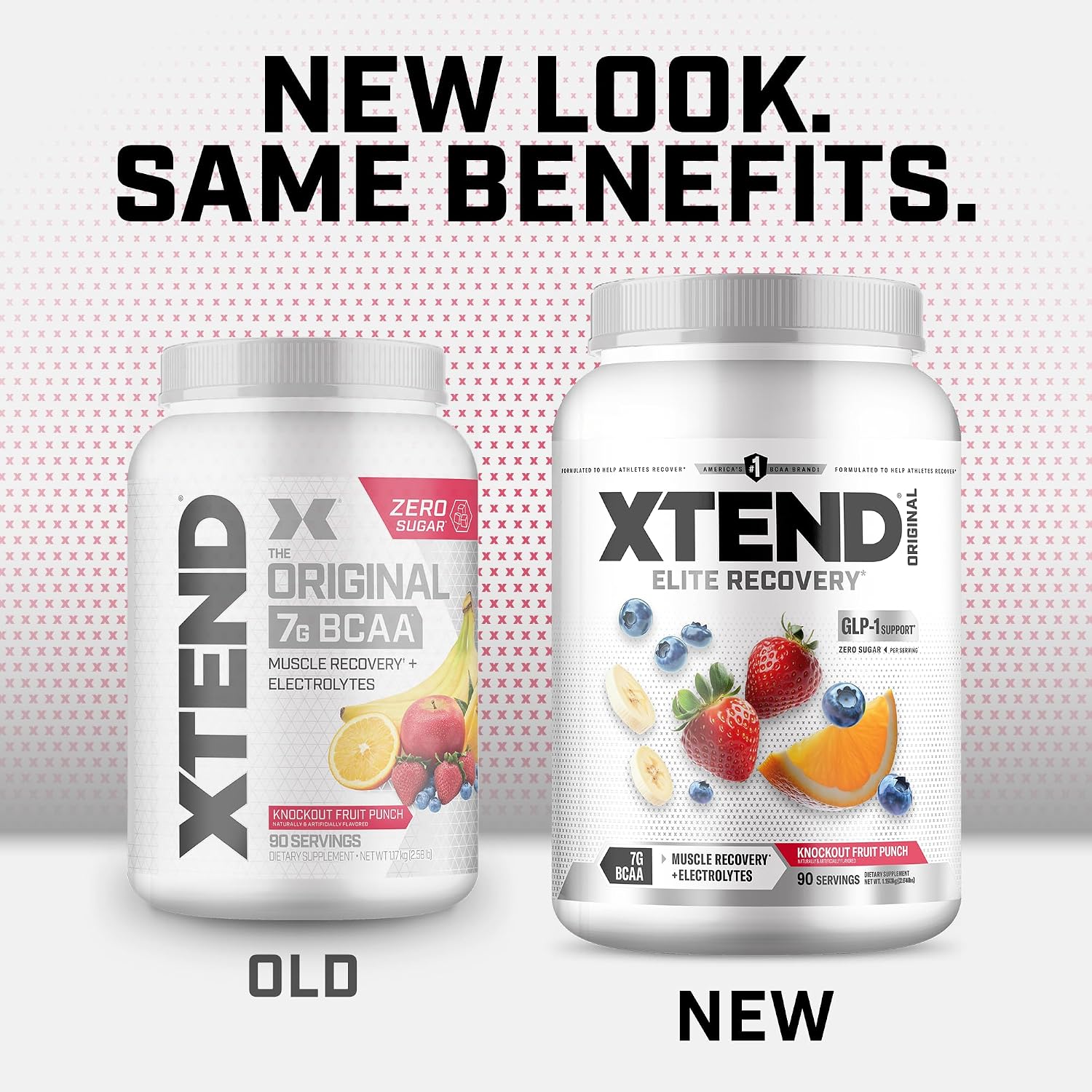 Xtend Original BCAA Powder, 7g BCAAs and 2.5g L-Glutamine for Muscle Recovery Hydration and Lean Muscle, Sugar Free Intra and Post Workout Drink with Electrolytes, Watermelon Explosion, 30 Servings