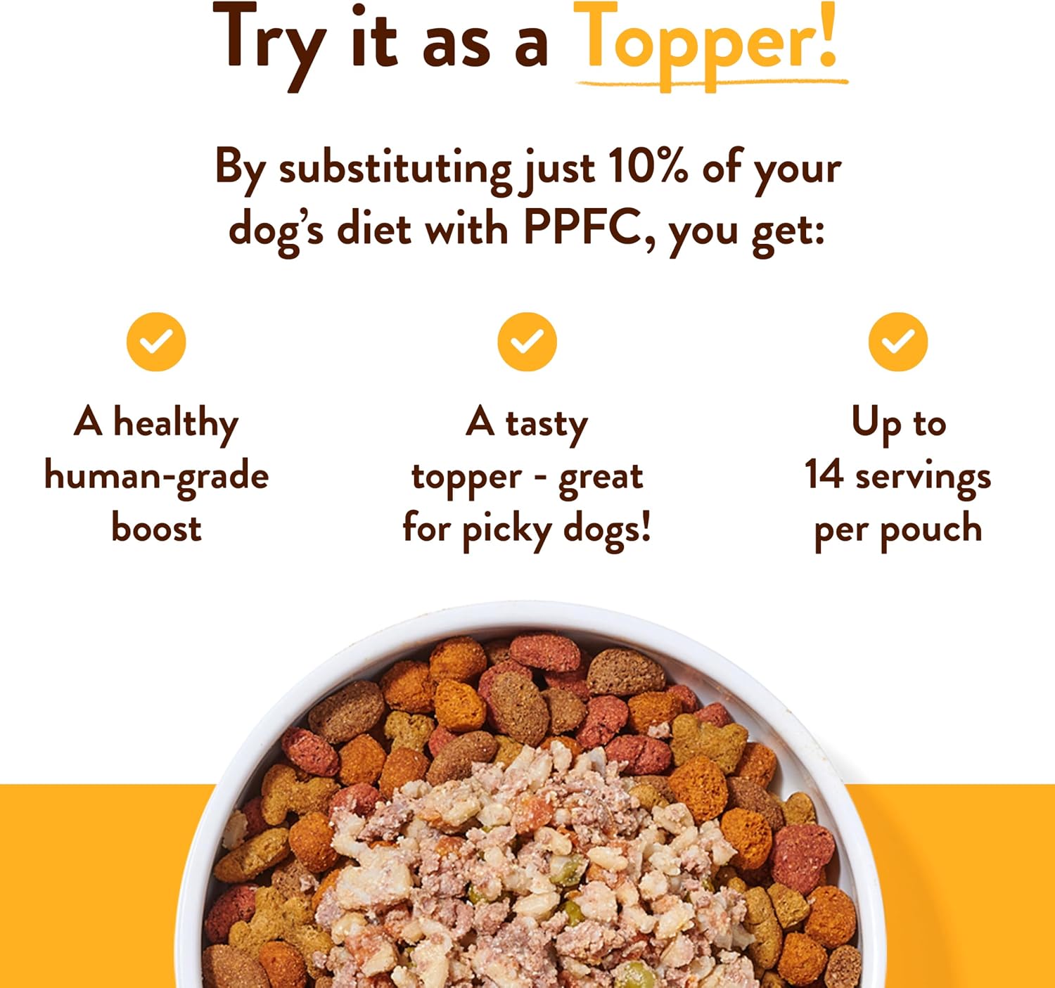 Portland Pet Food Company Fresh, Human Grade Dog Food Topper & Meal 5 Pack
