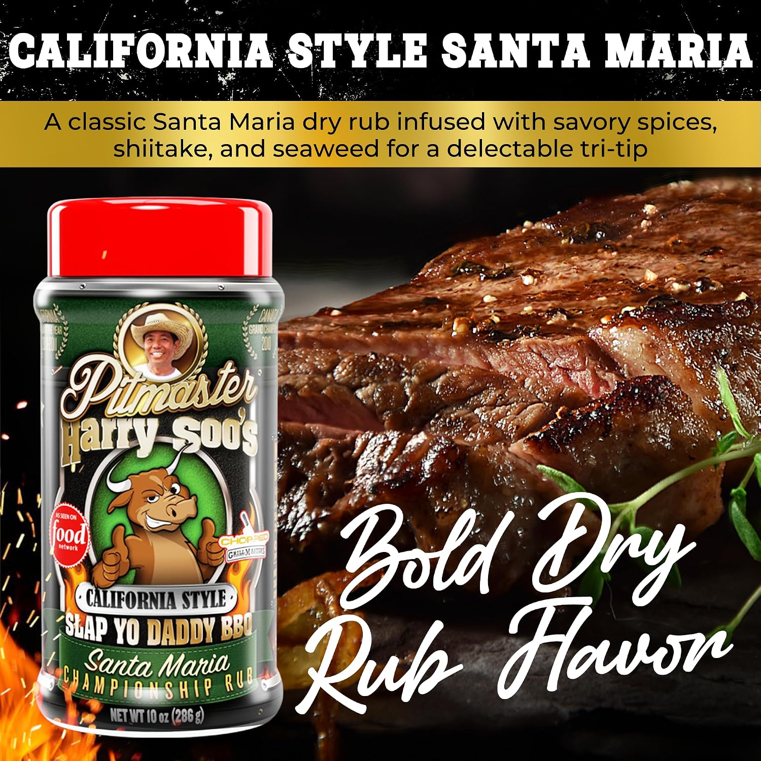 Slap Yo Daddy BBQ Rub Seasoning Jailbird Chicken - Award-Winning Poultry Seasoning Chicken Rub for Grilling and Smoking From Pitmaster Harry Soo - No MSG, Gluten-Free - 9.8 oz