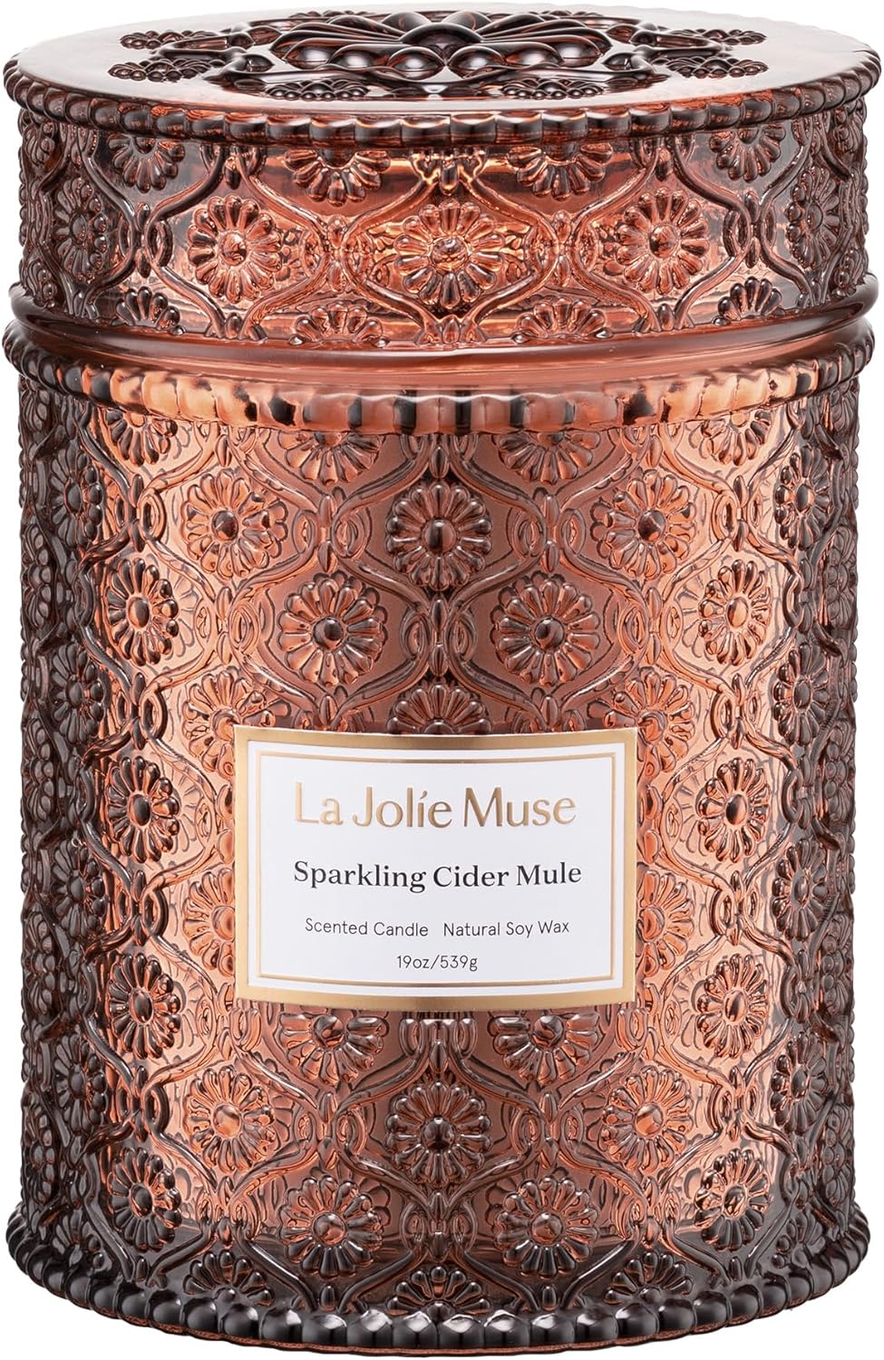 LA JOLIE MUSE Starlit Fir Pine Scented Candles for Home,19 oz Natural Soy