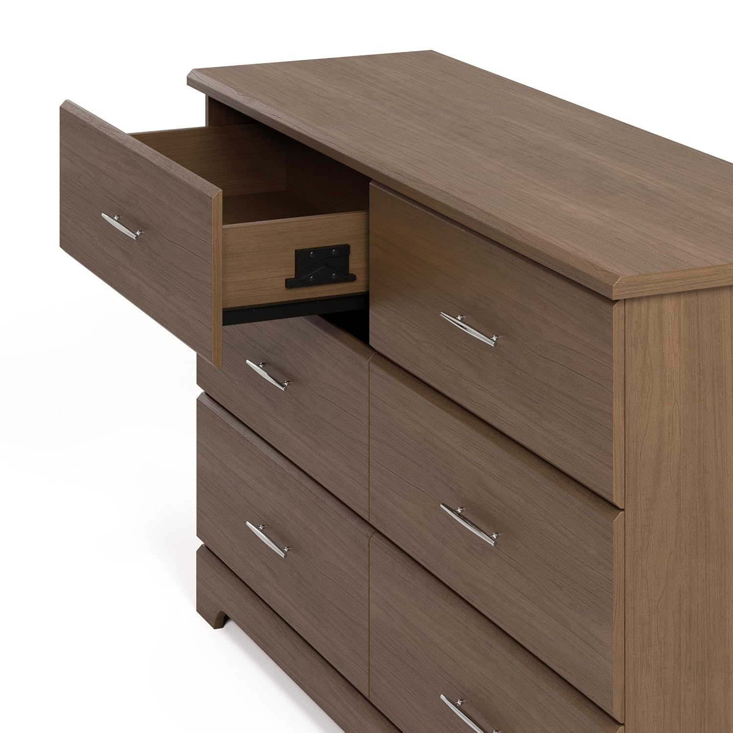 Storkcraft Brookside 2 Drawer Changing Table Dresser, Pebble Gray