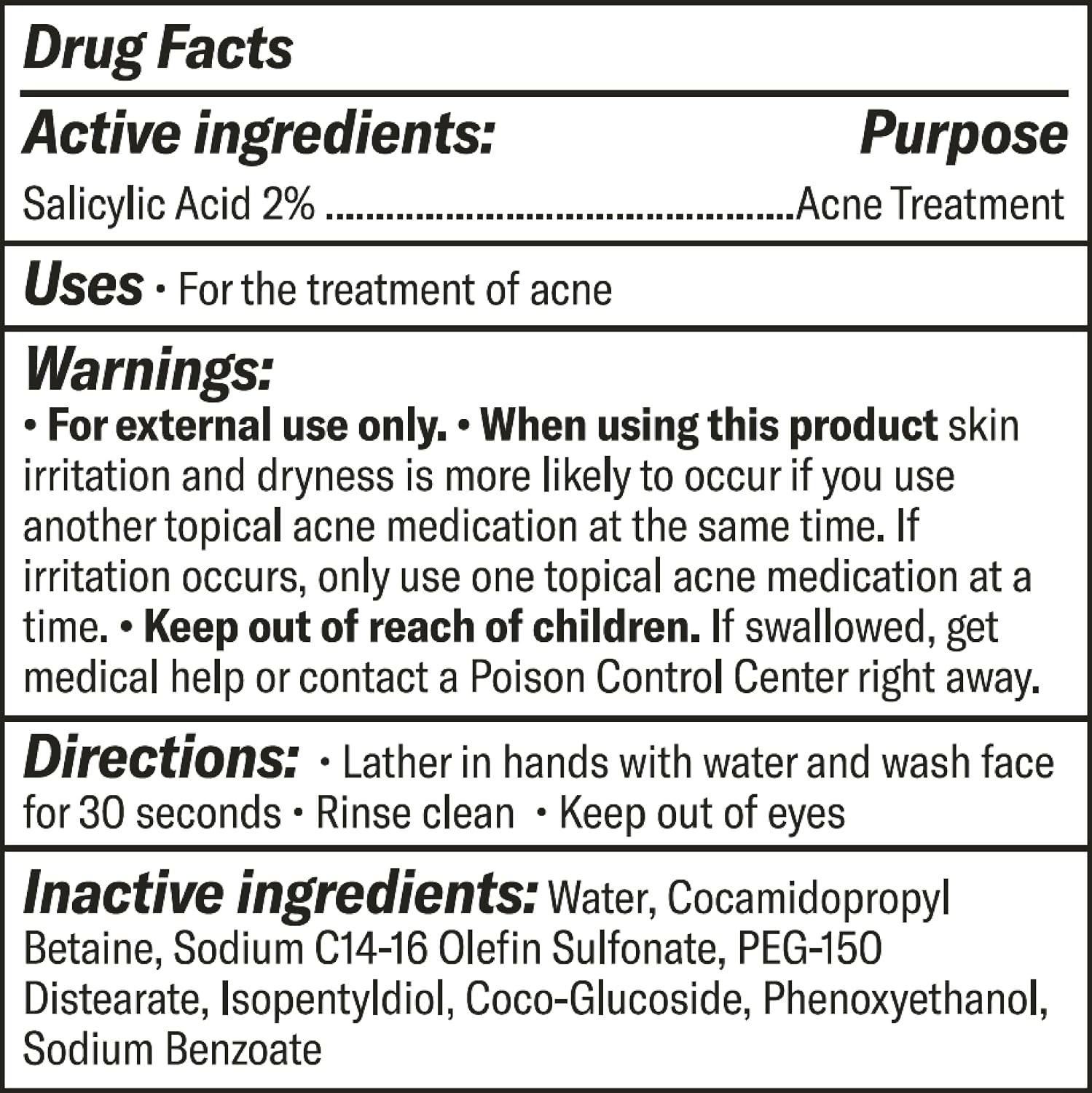Geologie Daily Face Wash for Sensitive Skin | Fragrance-Free Facial Cleanser for Men & Women | Acne & Oil Control | Non-irritating