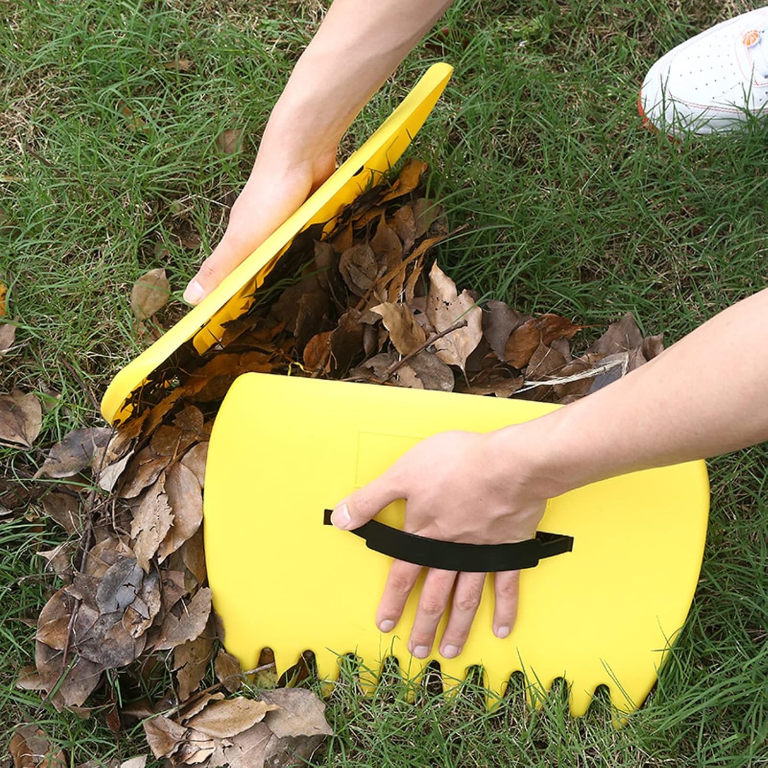G-BAR Leaf Grabber Set Paw Handheld Hazelnut Leaf Scoop Fast Lawn Remove Fallen Collection Great Tool Lawn Claw Leaf Blade Used to Pick Up Leaves