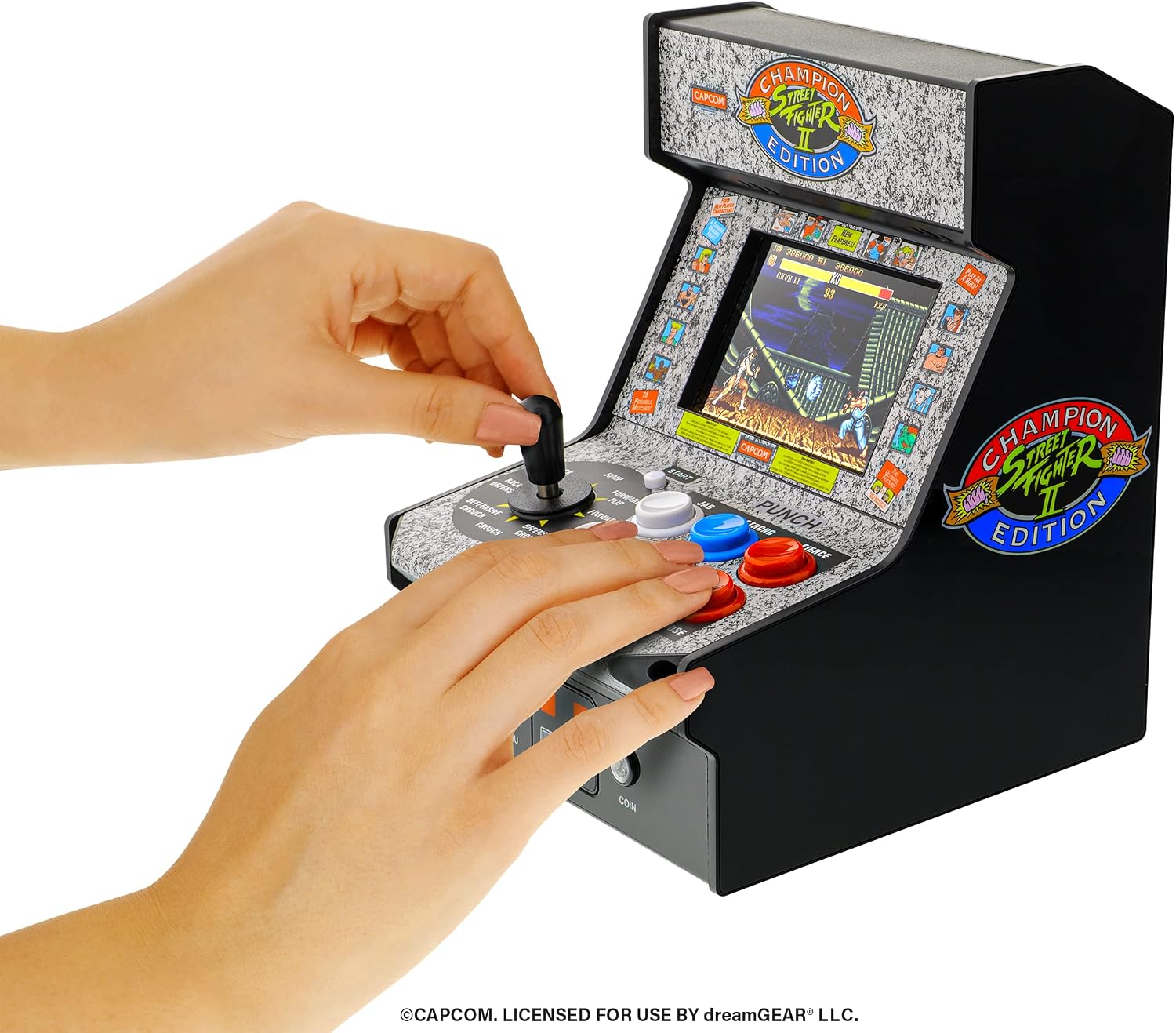 My Arcade Micro Player Mini Arcade Machine: Galaga Video Game, Fully Playable, 6.75 Inch Collectible, Color Display, Speaker, Volume Buttons, Headphone Jack - Electronic Games