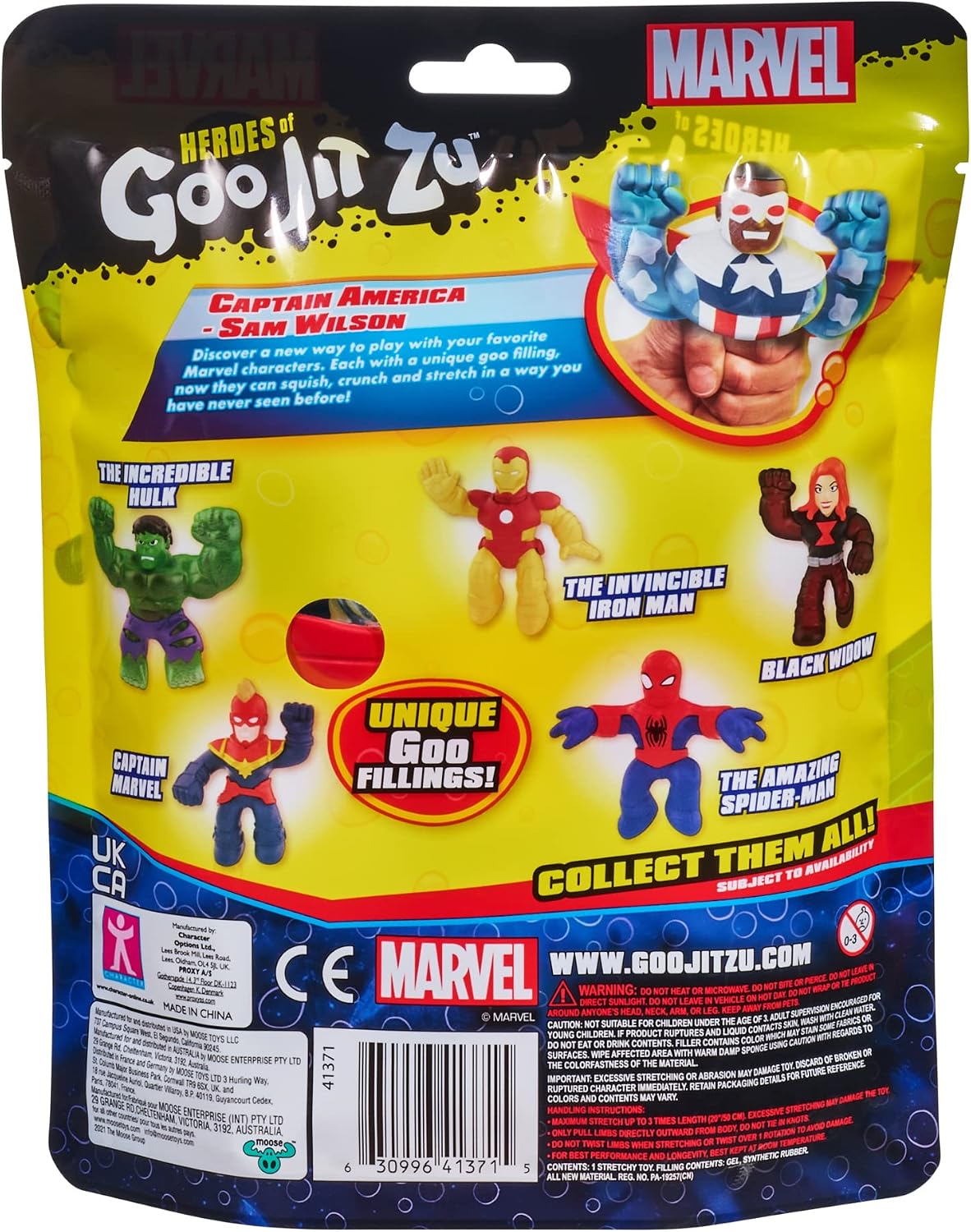 Heroes of Goo Jit Zu Licensed Marvel Hero Pack - Spider-Man, Multicolor (41054)