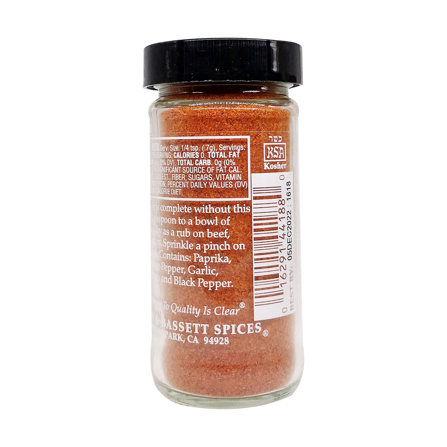 Morton & Bassett Cayenne Pepper, 1.8 oz – Non-GMO, Salt-Free, Bold and Spicy for Heat, Sauces & Mexican Cuisine