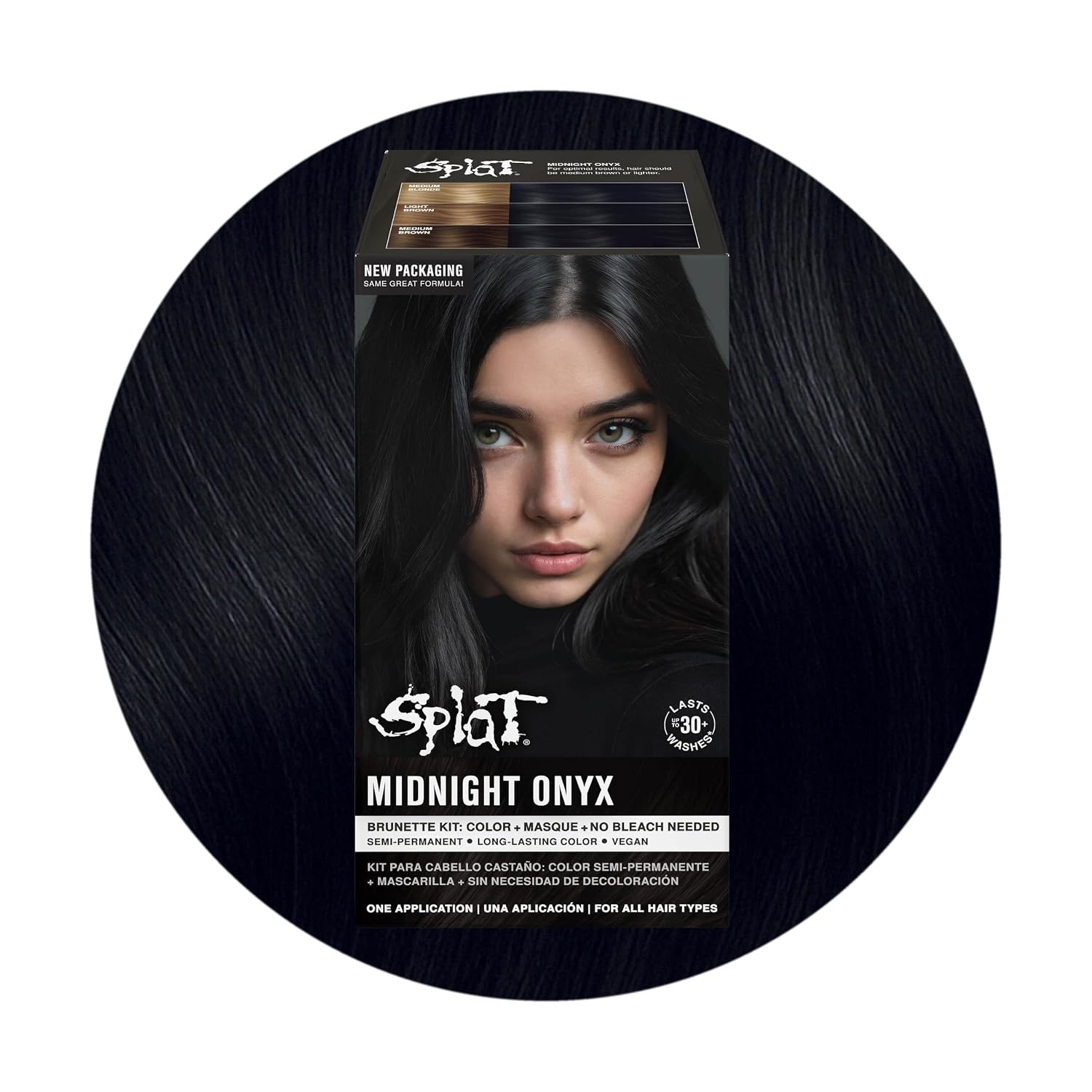 Splat Midnight Magenta Semi Permanent Hair Dye Kit, 1 Application