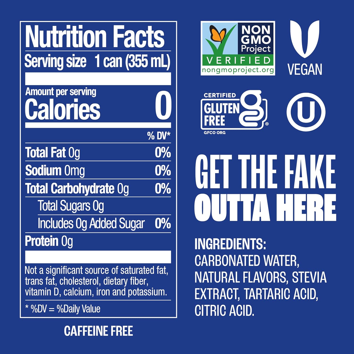 Zevia Zero Calorie Soda, Orange, 12 Ounce Cans (Pack of 6)