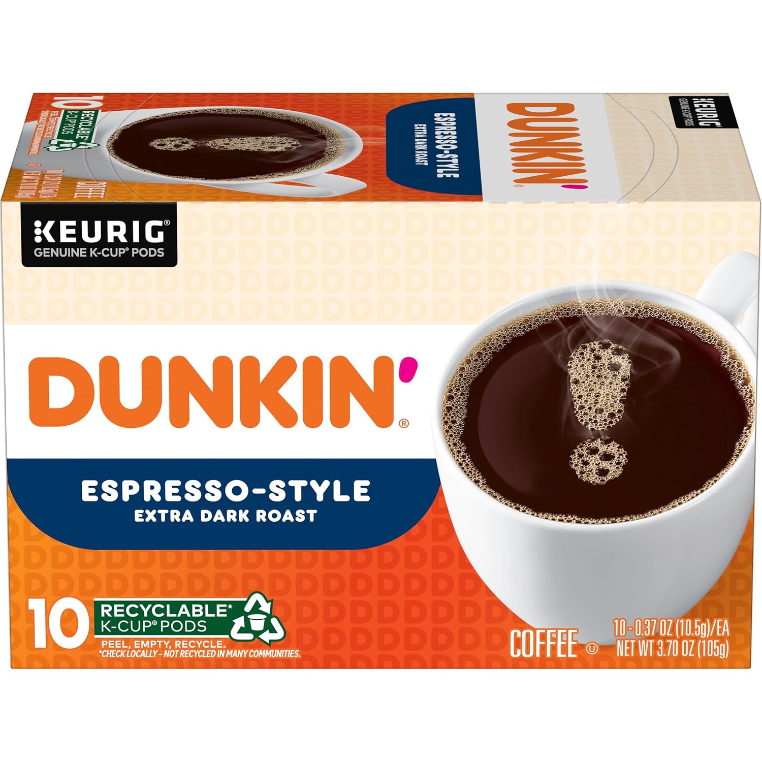 Dunkin’ Original Blend Medium Roast Coffee, Keurig K-Cup Pods, 60 Count | 6 boxes of 10 single serve coffee pods each, Rich & smooth flavor, Made with arabica coffee, Shelf stable, SNAP EBT eligible